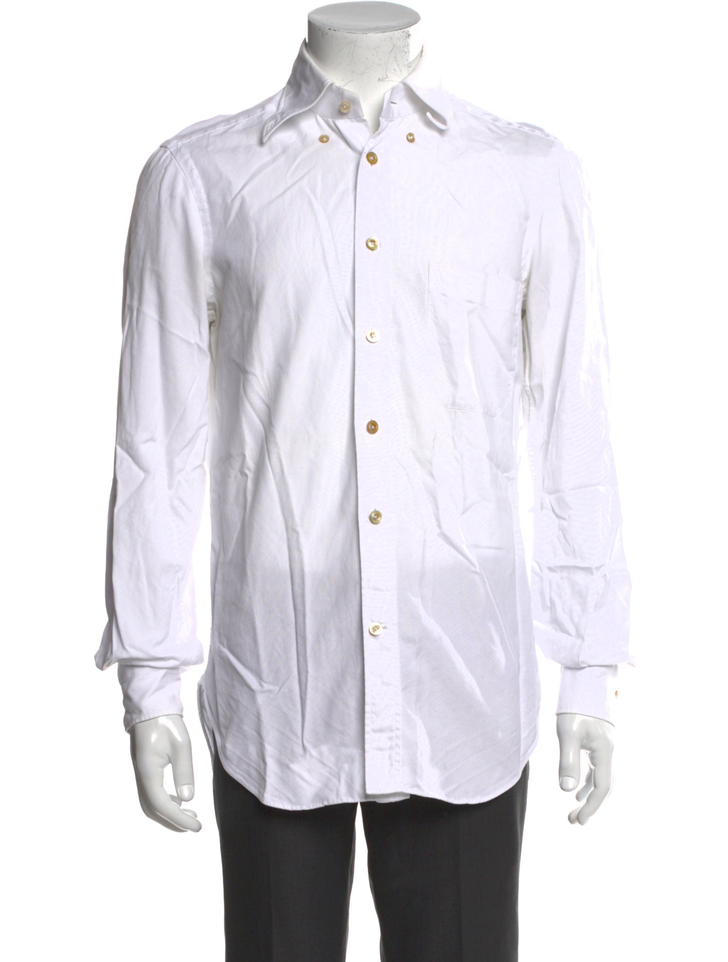 Kiton Long Sleeve Dress Shirt