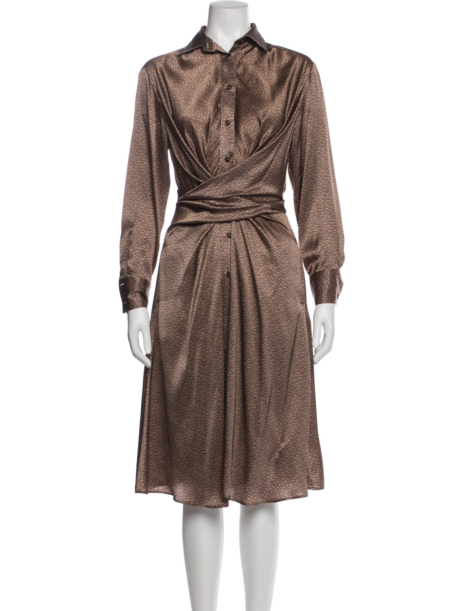 Kiton Silk Midi Length Dress