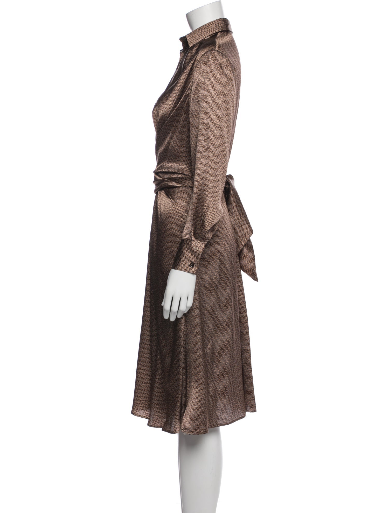 Kiton Silk Midi Length Dress