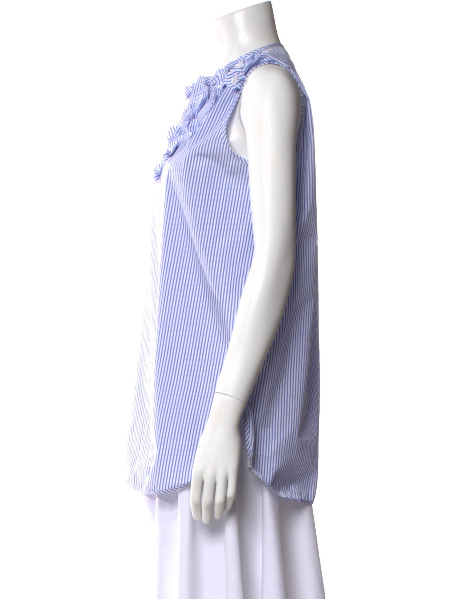 Kiton Striped Crew Neck Top