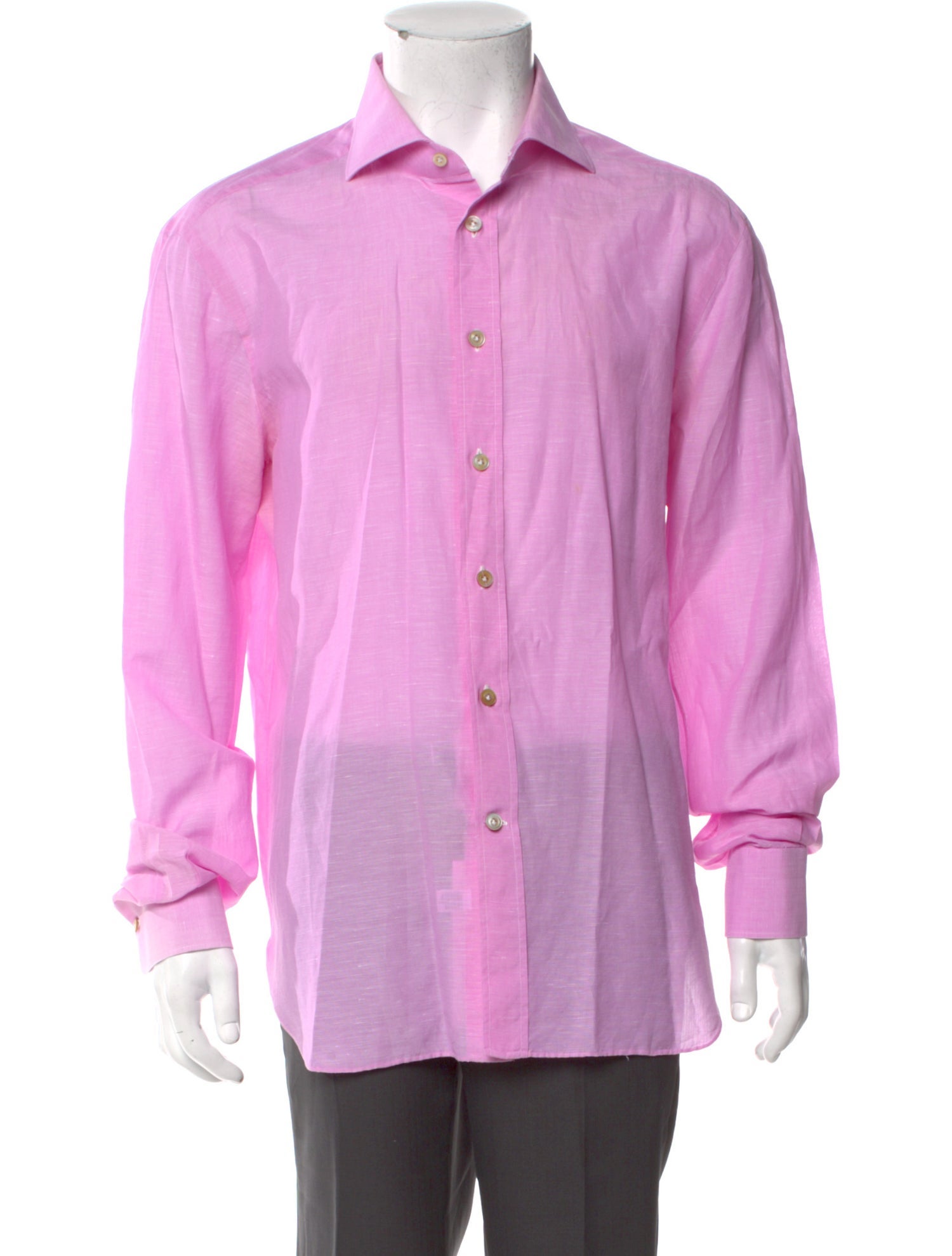 Kiton Long Sleeve Dress Shirt