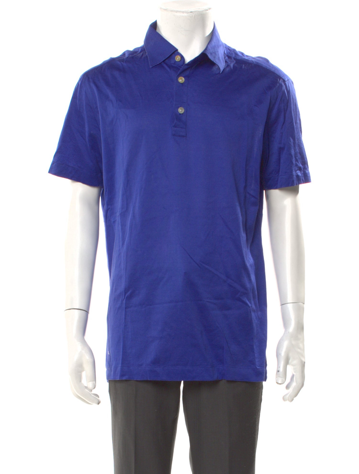 Kiton Collar Short Sleeve Polo Shirt