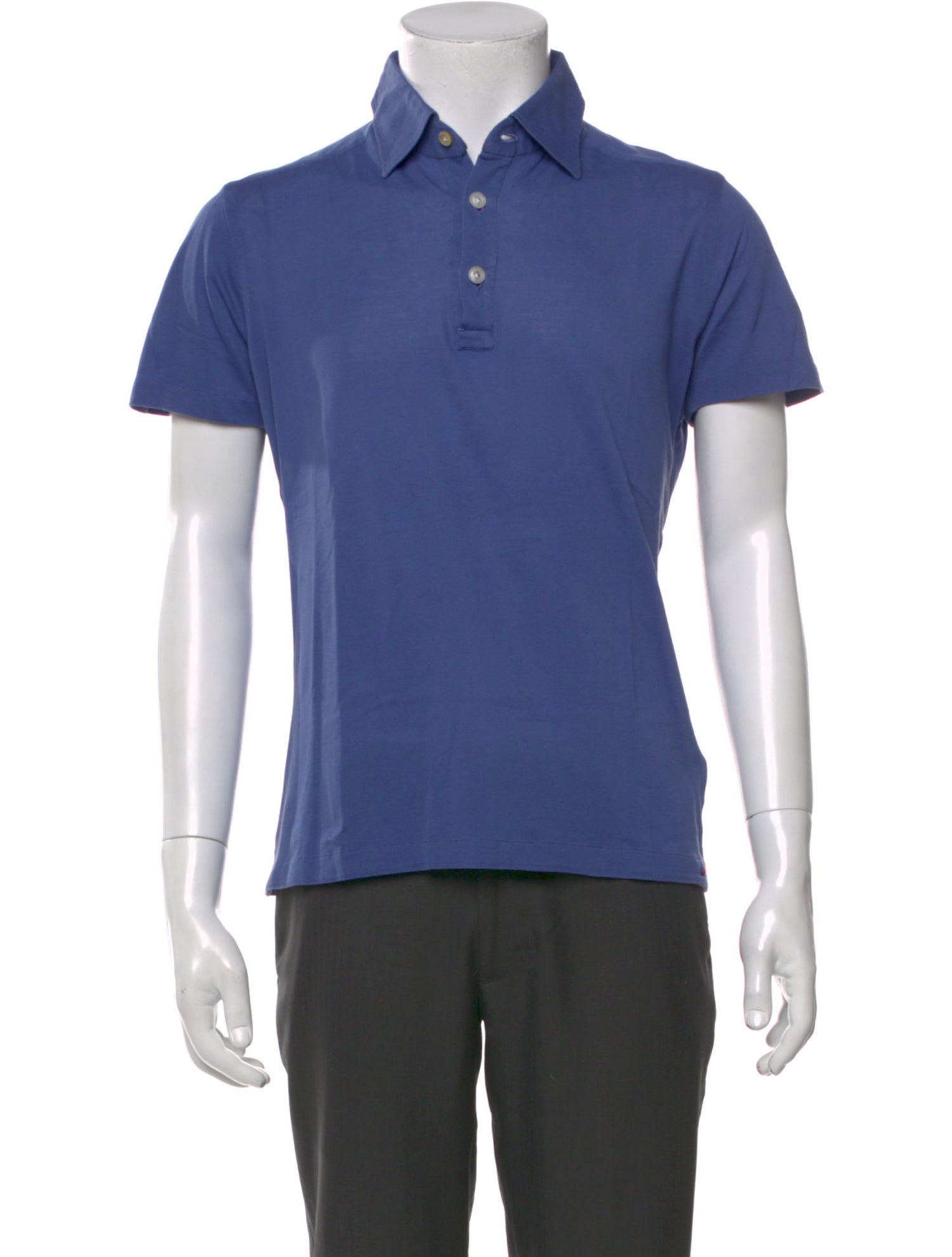 Kiton Crew Neck Short Sleeve Polo Shirt