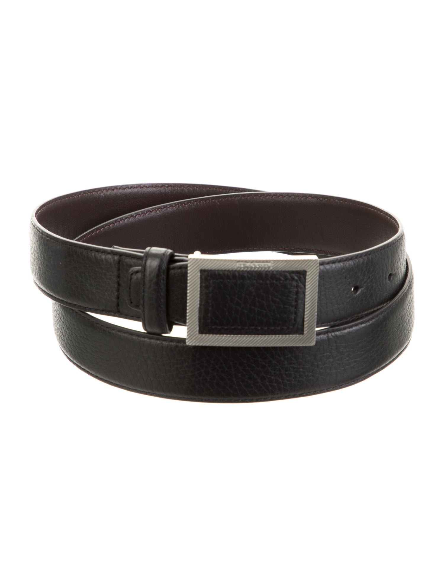 Kiton Leather Waist Belt