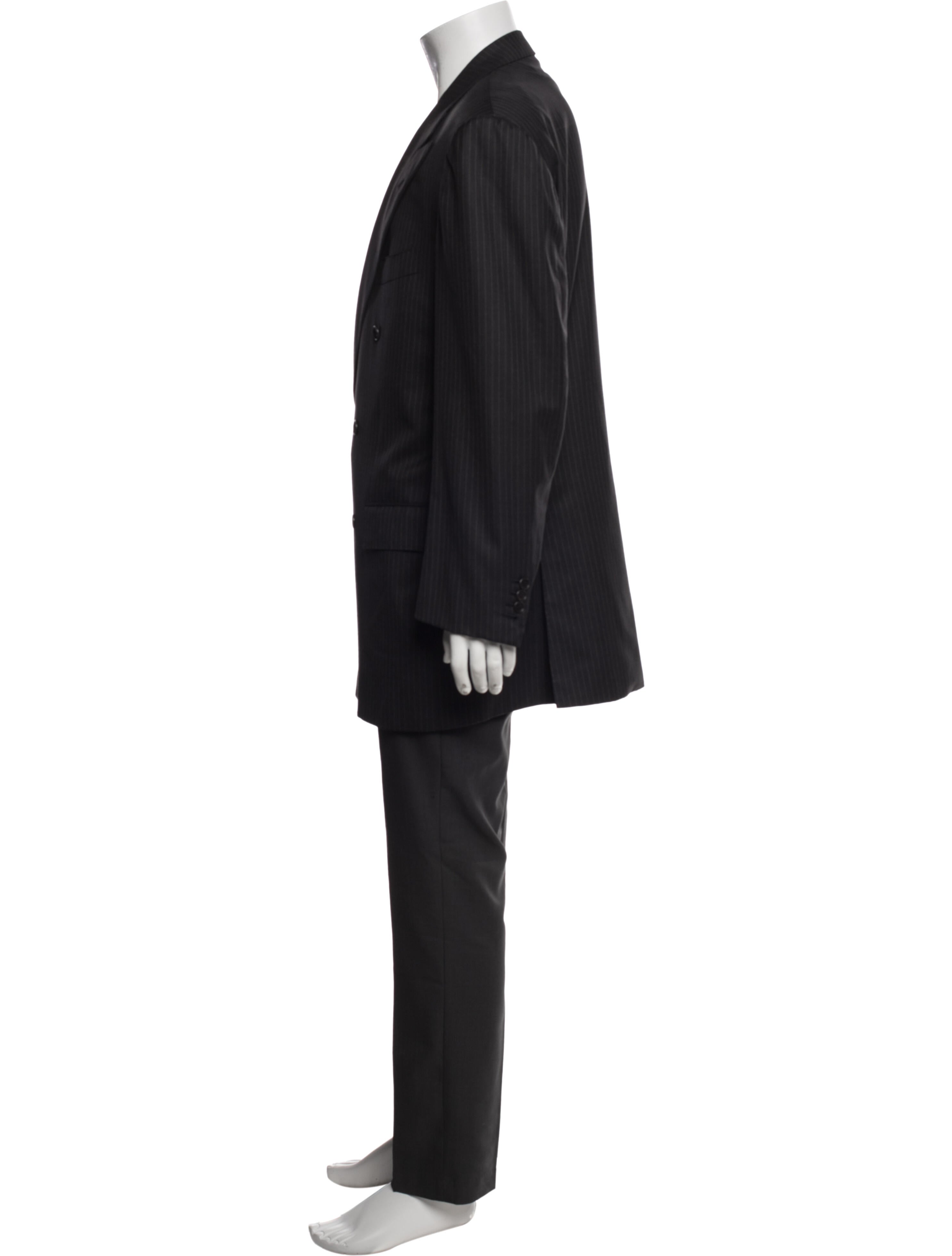 Kiton Wool Striped Suit
