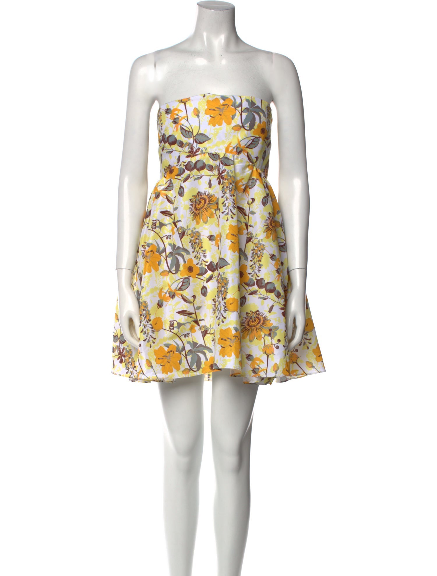 Kika Vargas Floral Print Mini Dress w/ Tags