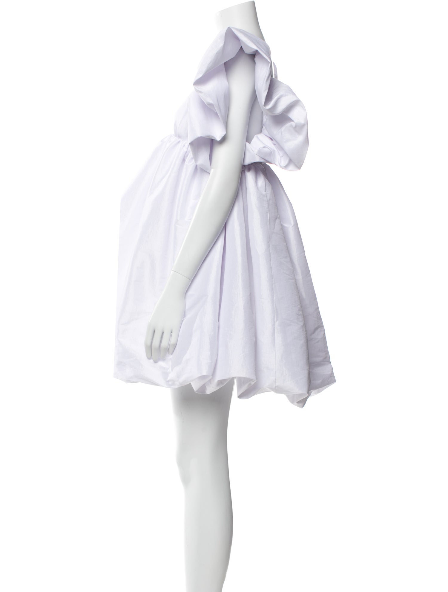 Kika Vargas V-Neck Mini Dress