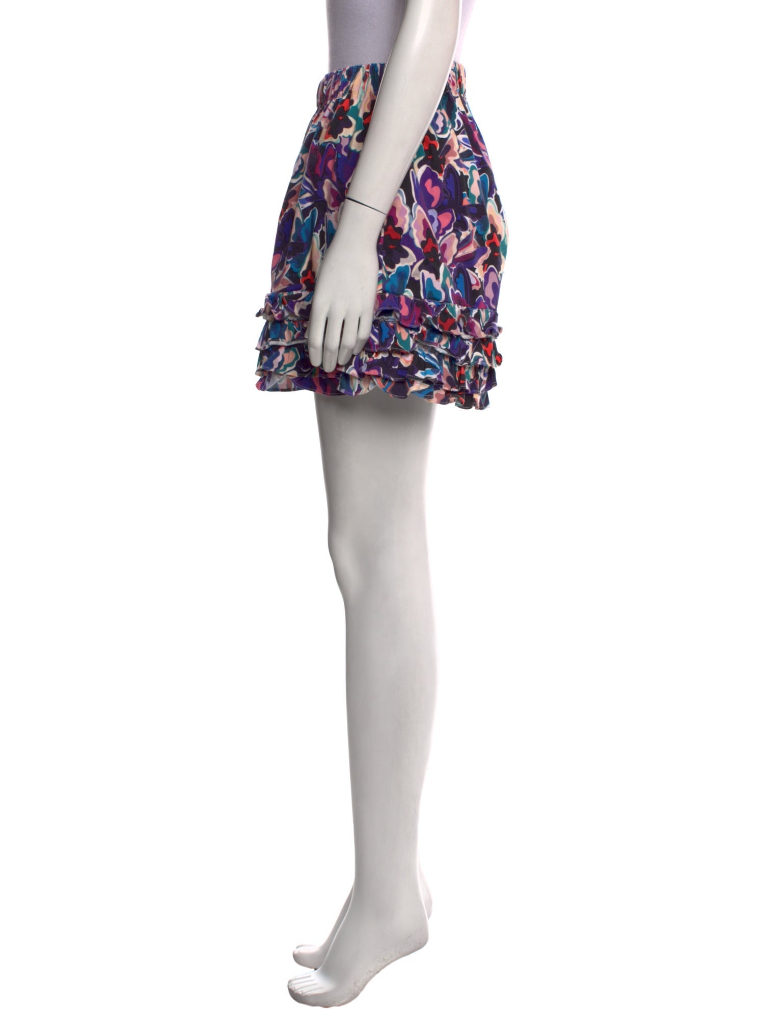 Kika Vargas Printed Mini Shorts