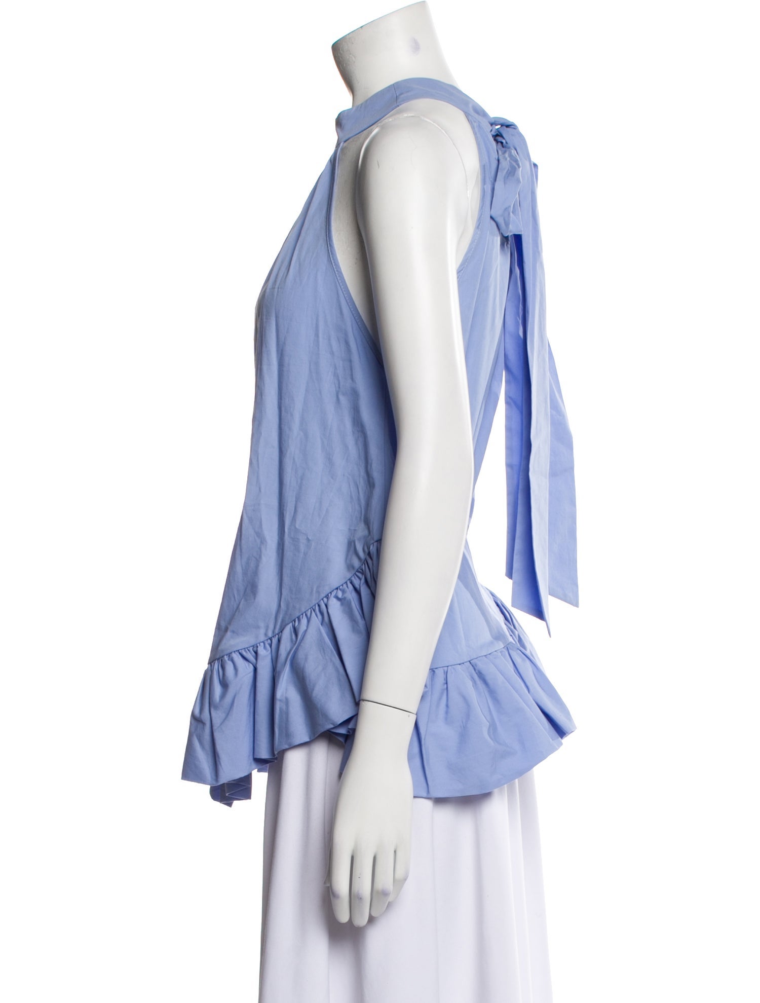 Kika Vargas Halterneck Sleeveless Blouse w/ Tags