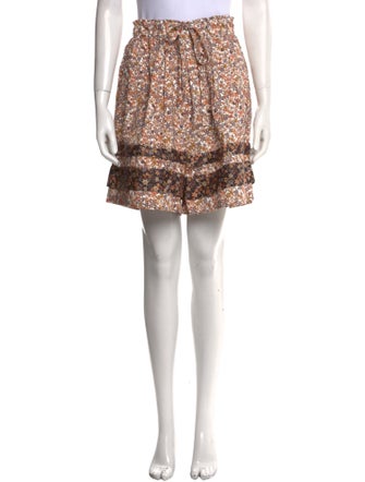 Kika Vargas Printed Mini Shorts