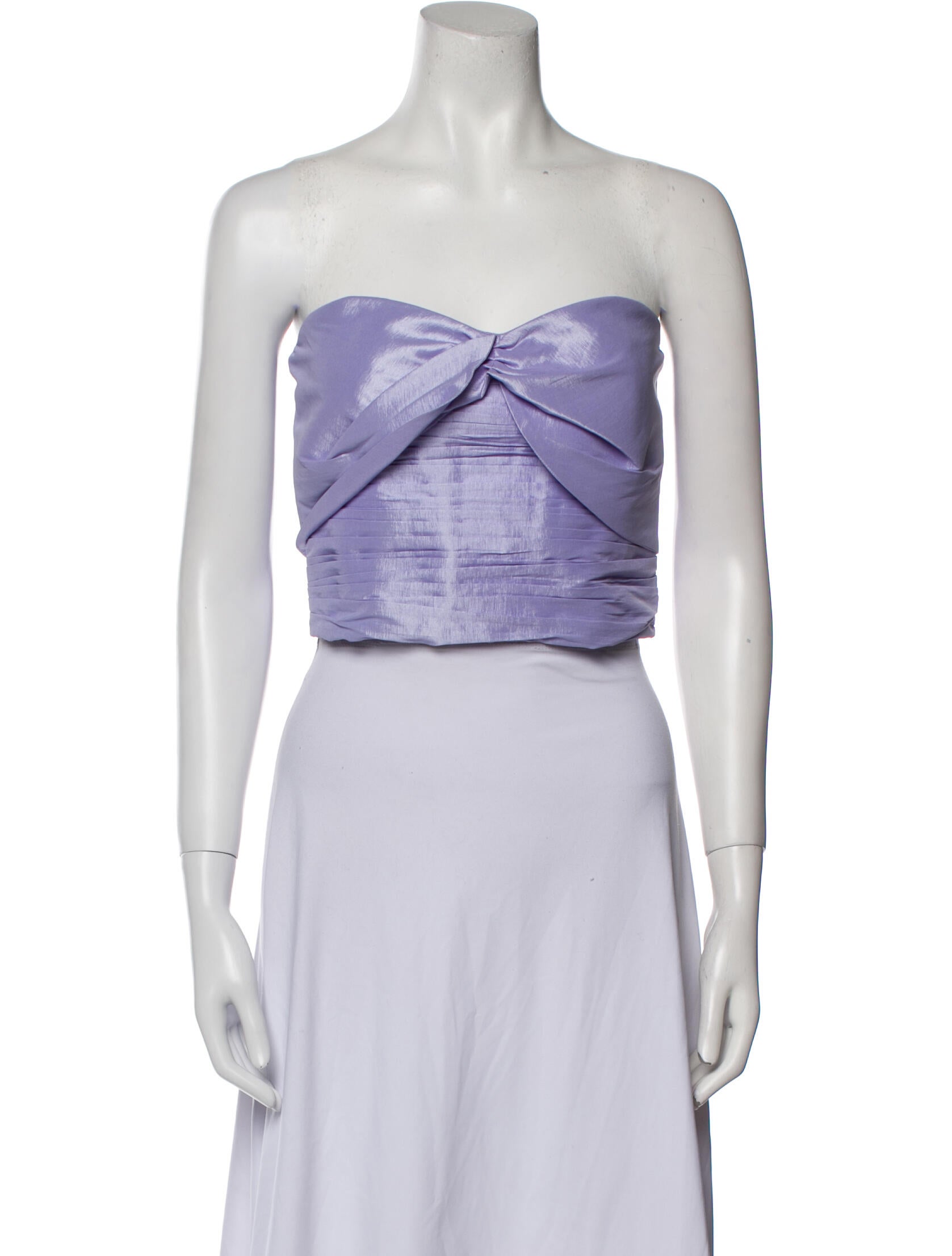 Kika Vargas Strapless Crop Top w/ Tags