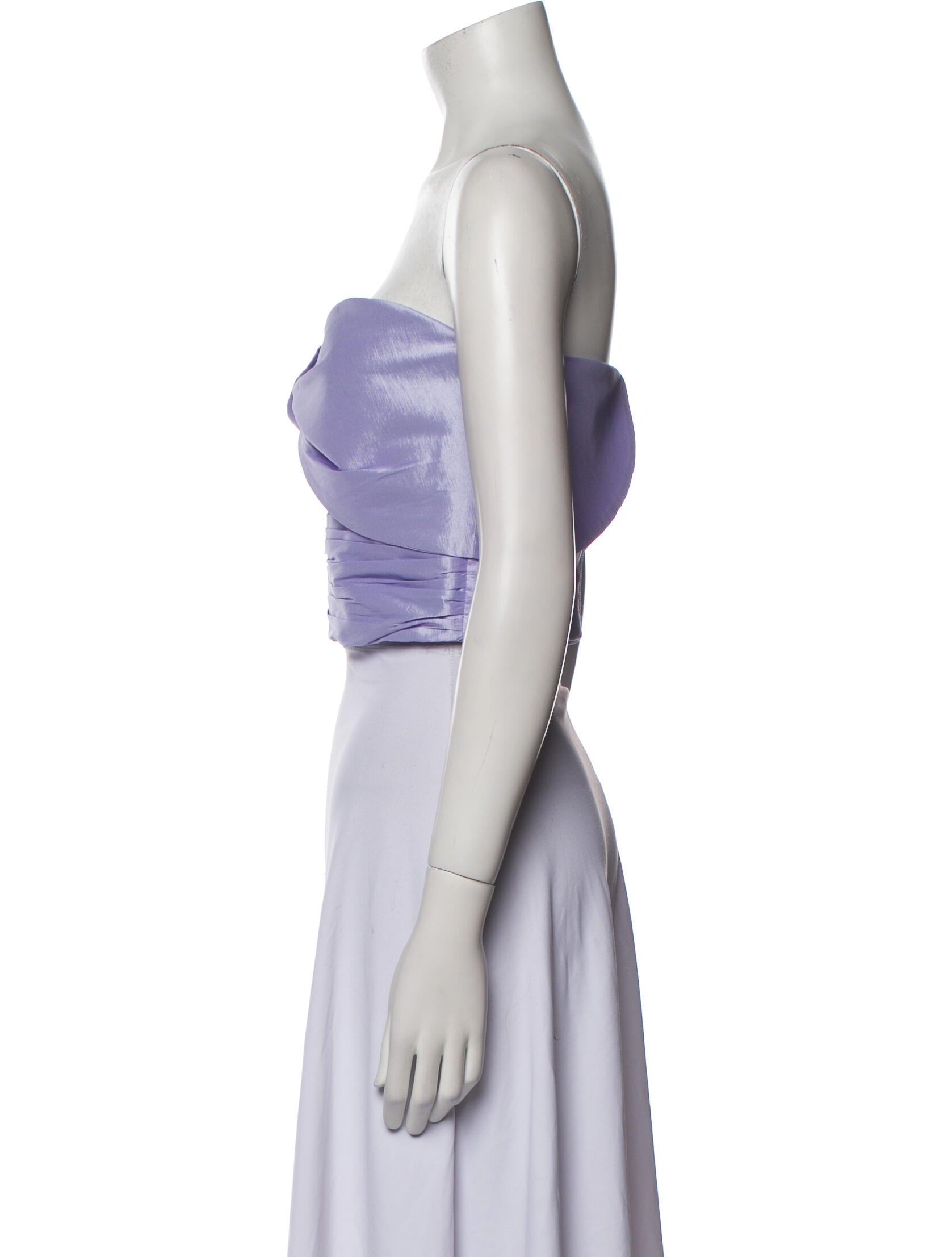 Kika Vargas Strapless Crop Top w/ Tags