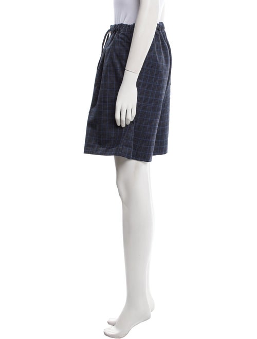 Kika Vargas Plaid Print Knee-Length Shorts