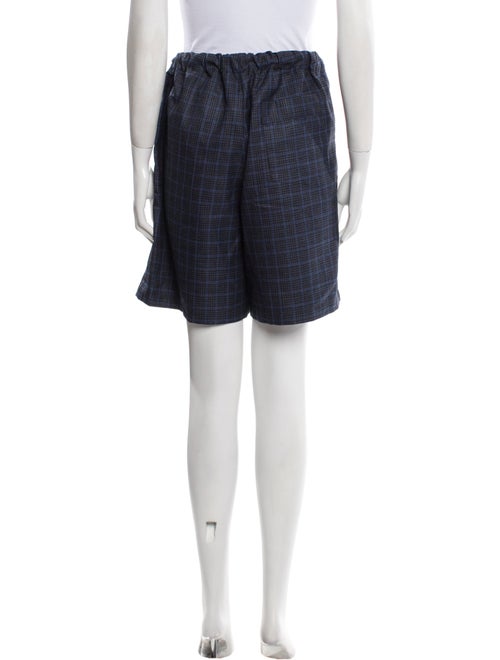 Kika Vargas Plaid Print Knee-Length Shorts