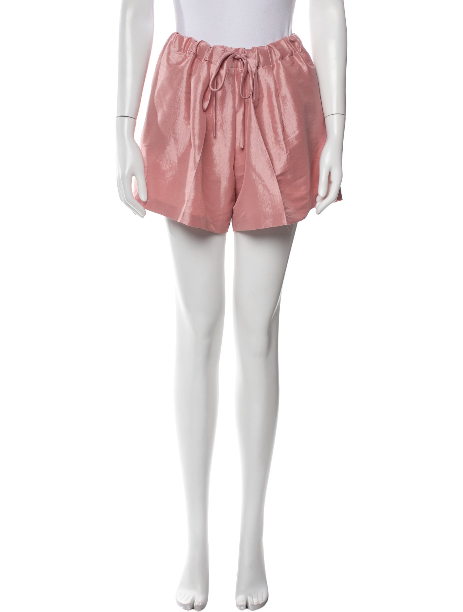 Kika Vargas Silk Mini Shorts