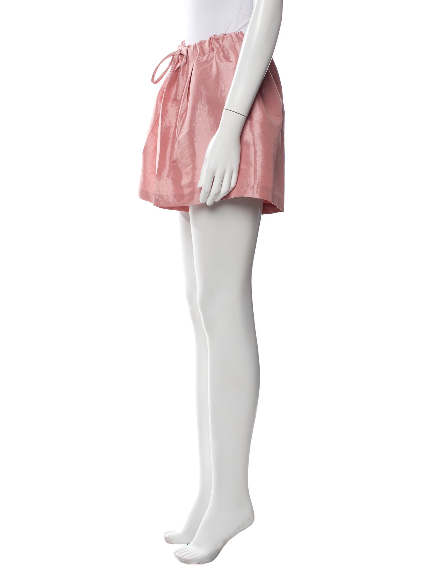 Kika Vargas Silk Mini Shorts