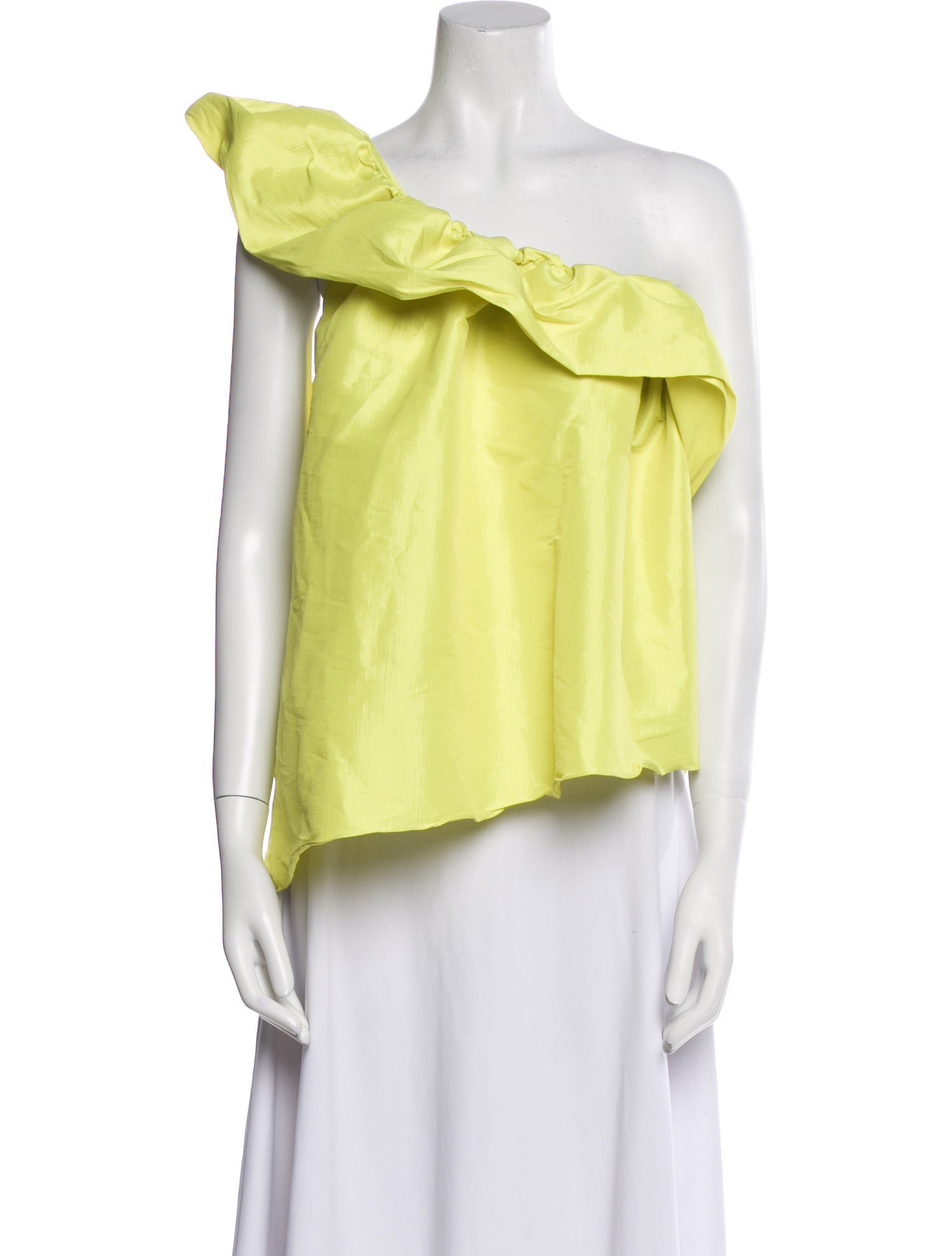 Kika Vargas One-Shoulder Sleeveless Top