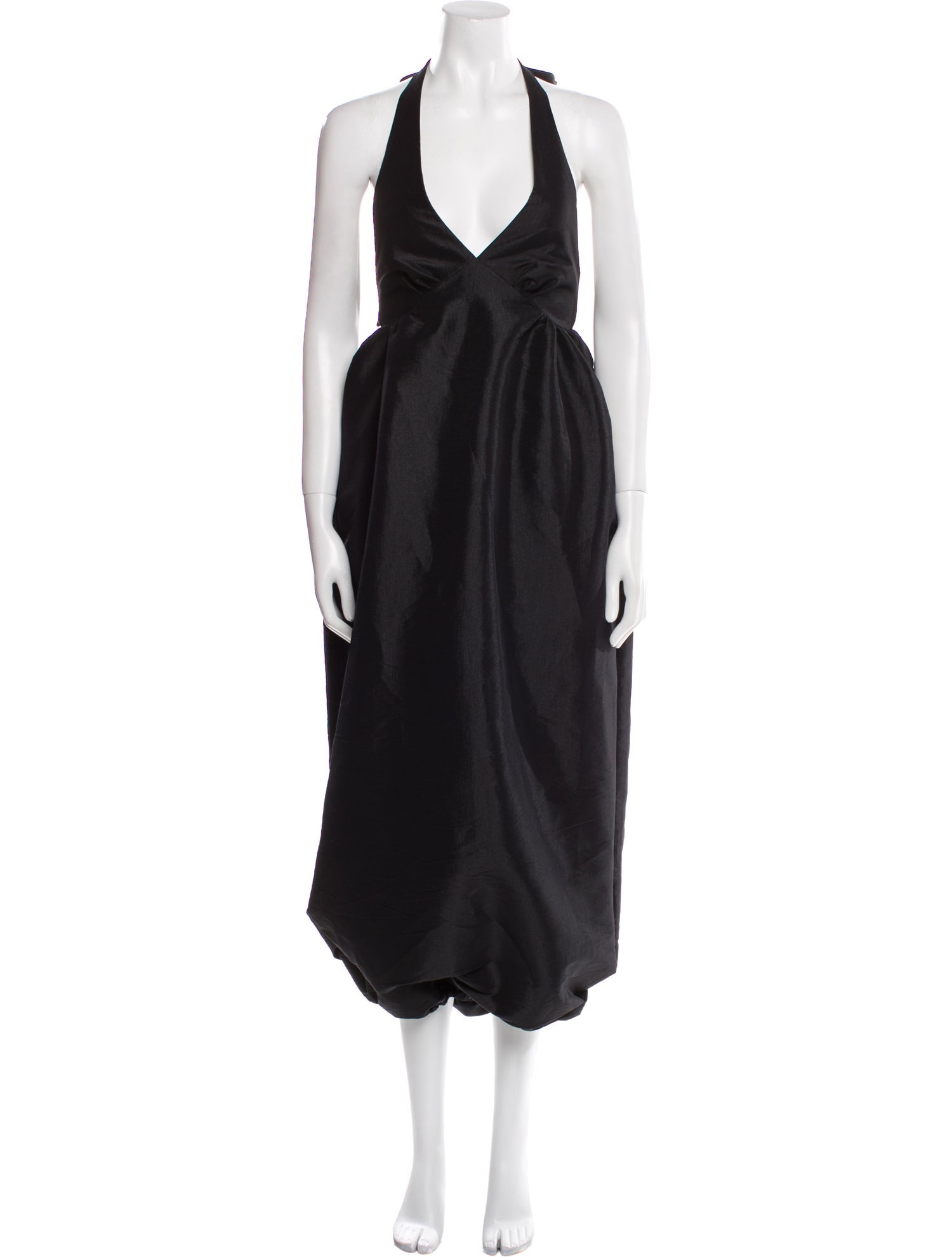 Kika Vargas Halterneck Midi Length Dress