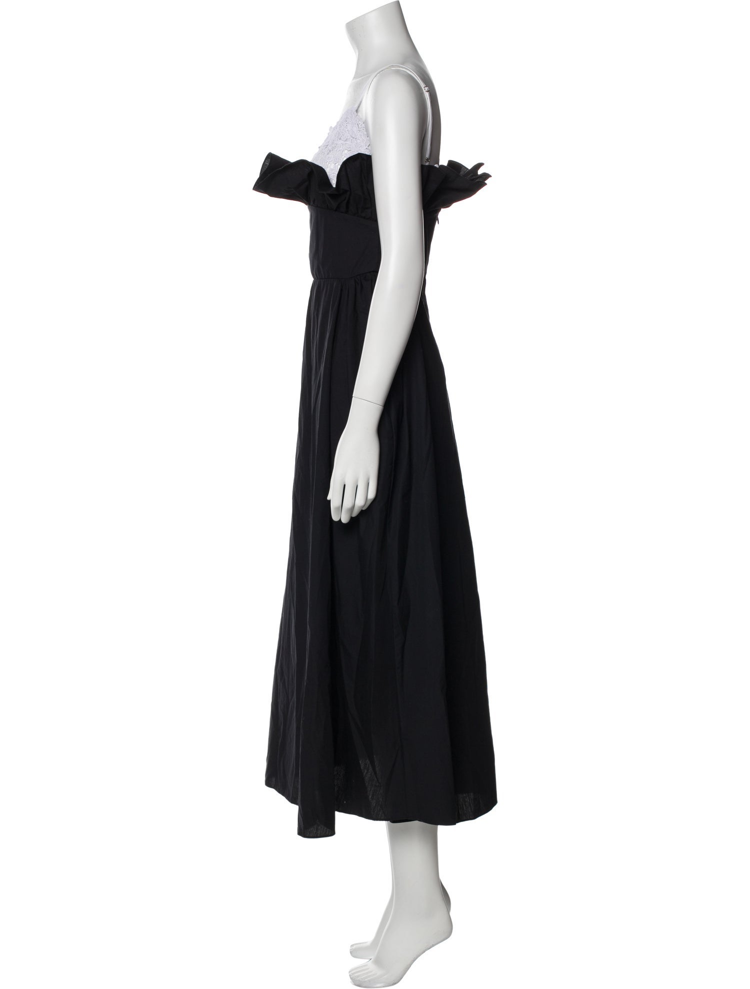 Kika Vargas Strapless Long Dress