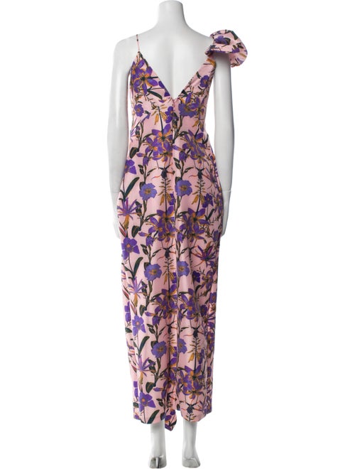 Kika Vargas Floral Print Long Dress