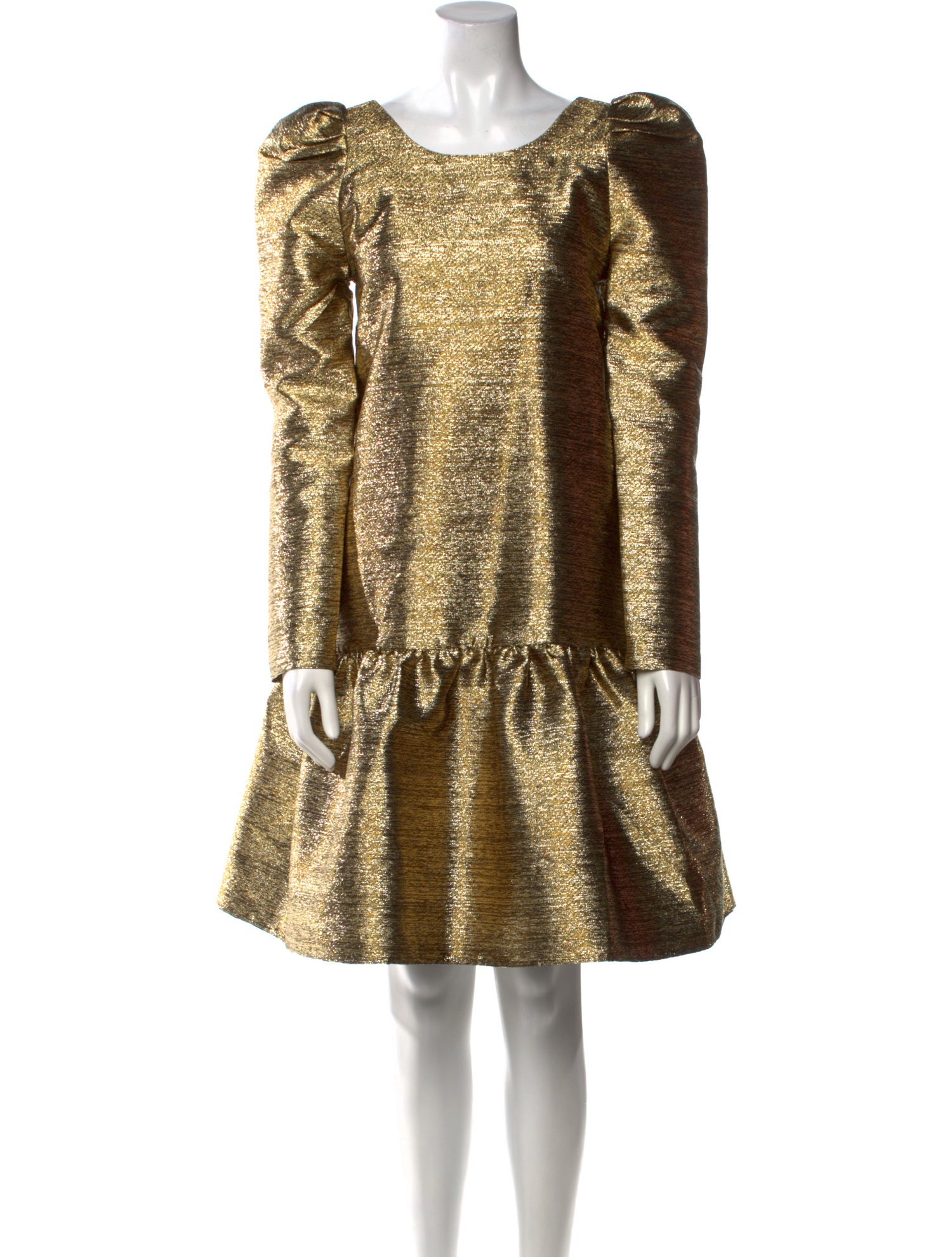 Kika Vargas Bateau Neckline Knee-Length Dress