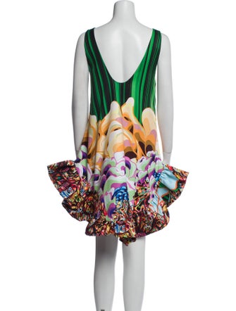 Kika Vargas Printed Mini Dress