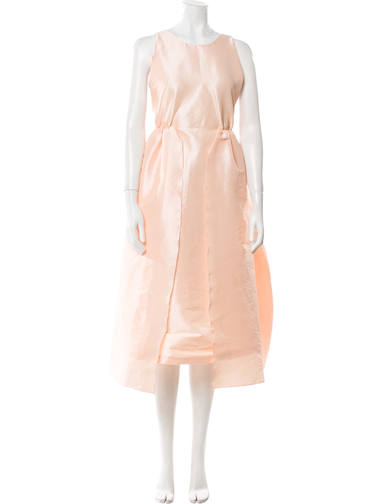 Kika Vargas Silk Midi Length Dress