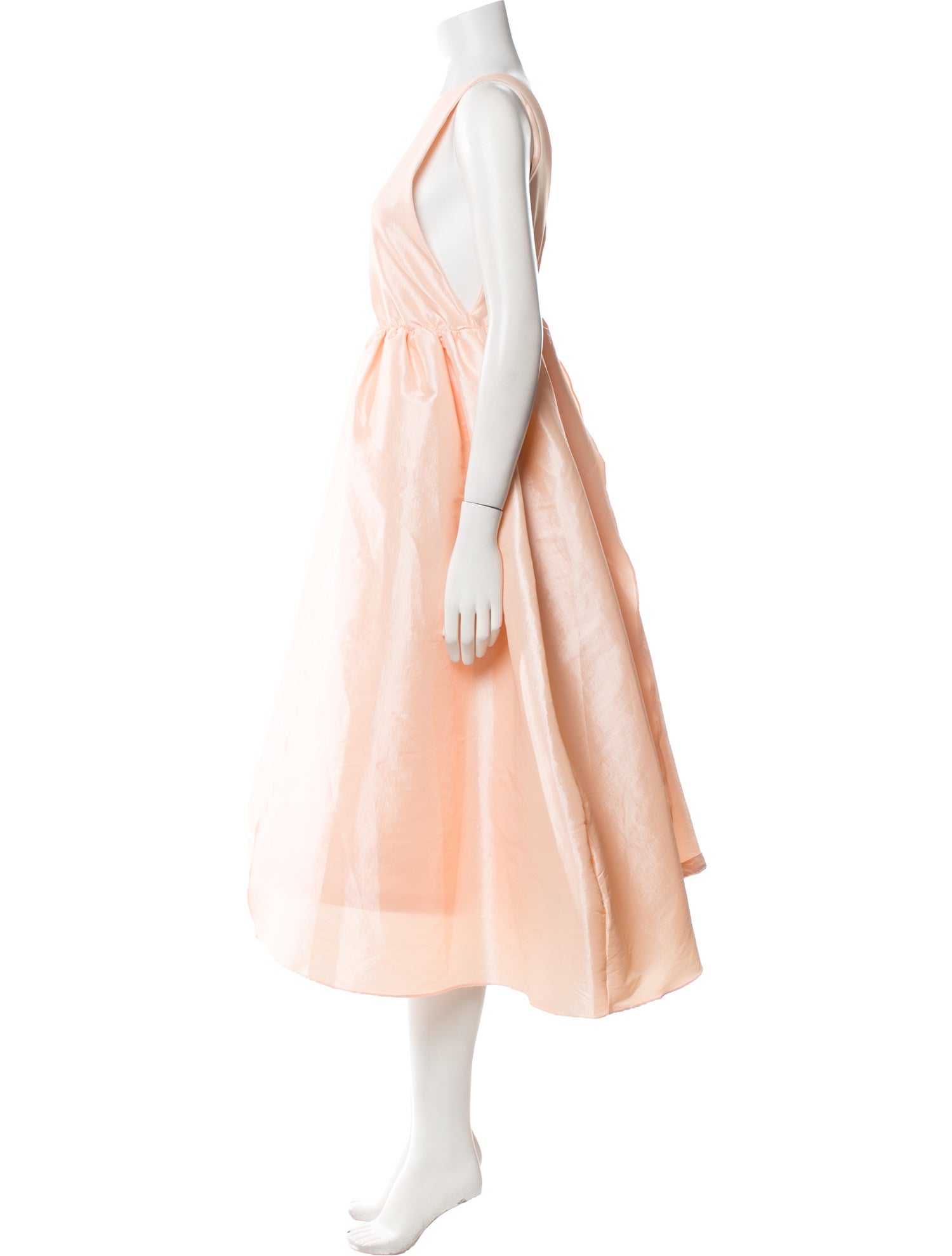 Kika Vargas Silk Midi Length Dress