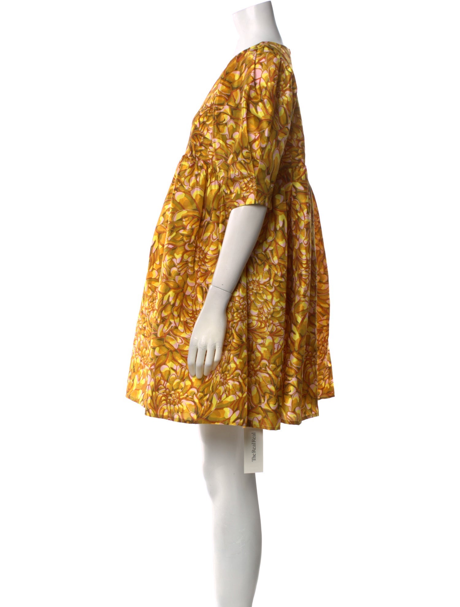 Kika Vargas Printed Mini Dress