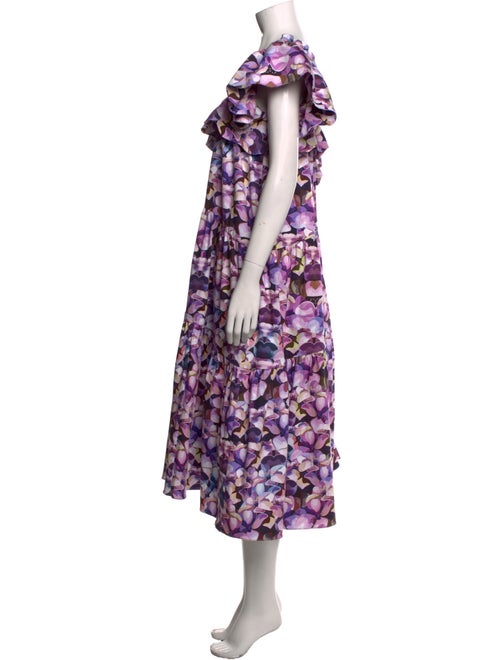 Kika Vargas Angora Midi Length Dress