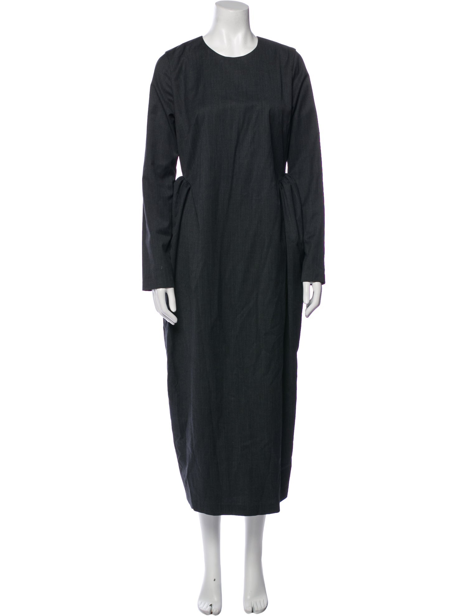 Kika Vargas Crew Neck Midi Length Dress