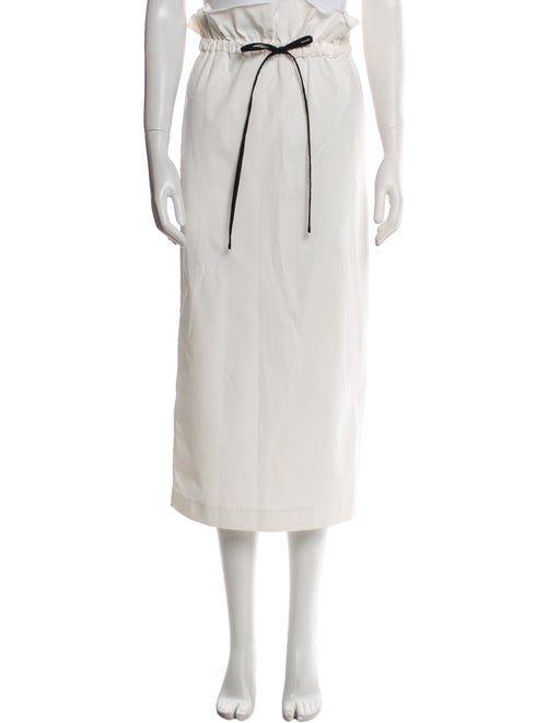 Kika Vargas Ruffle Embellishment Midi Length Skirt