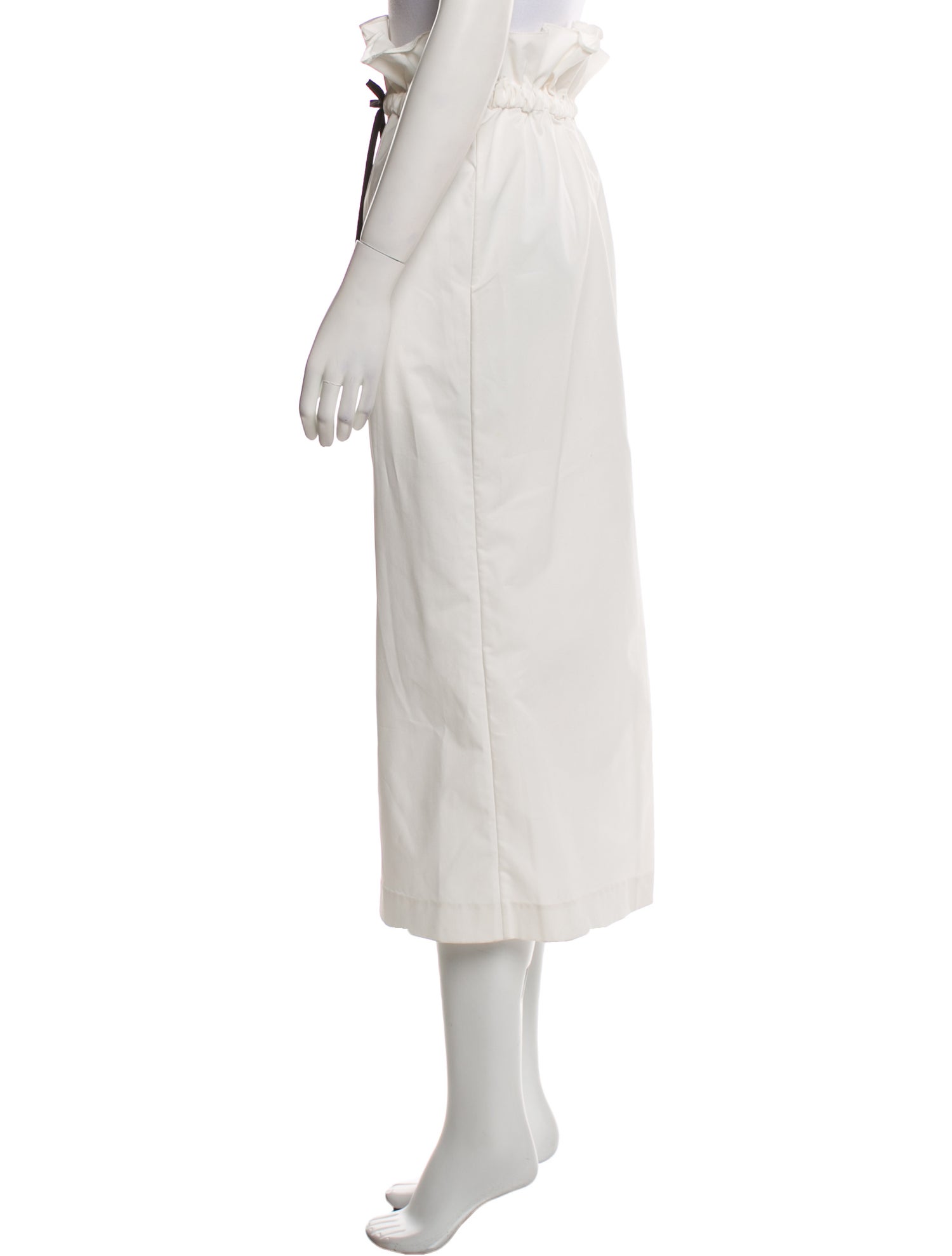 Kika Vargas Ruffle Embellishment Midi Length Skirt