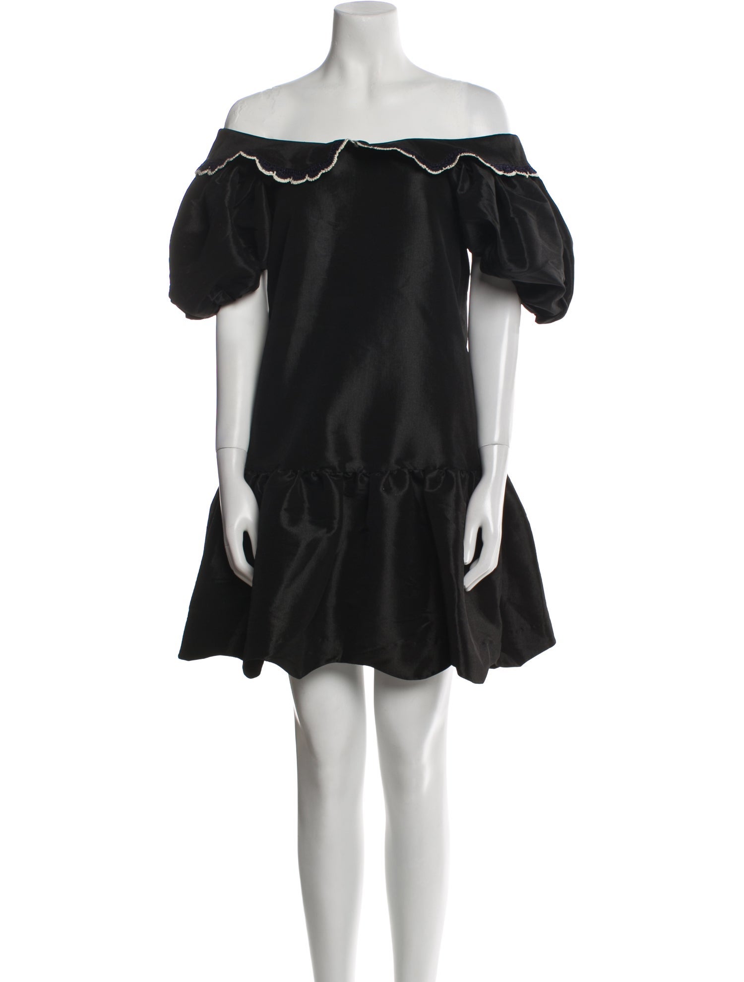 Kika Vargas Off-The-Shoulder Mini Dress