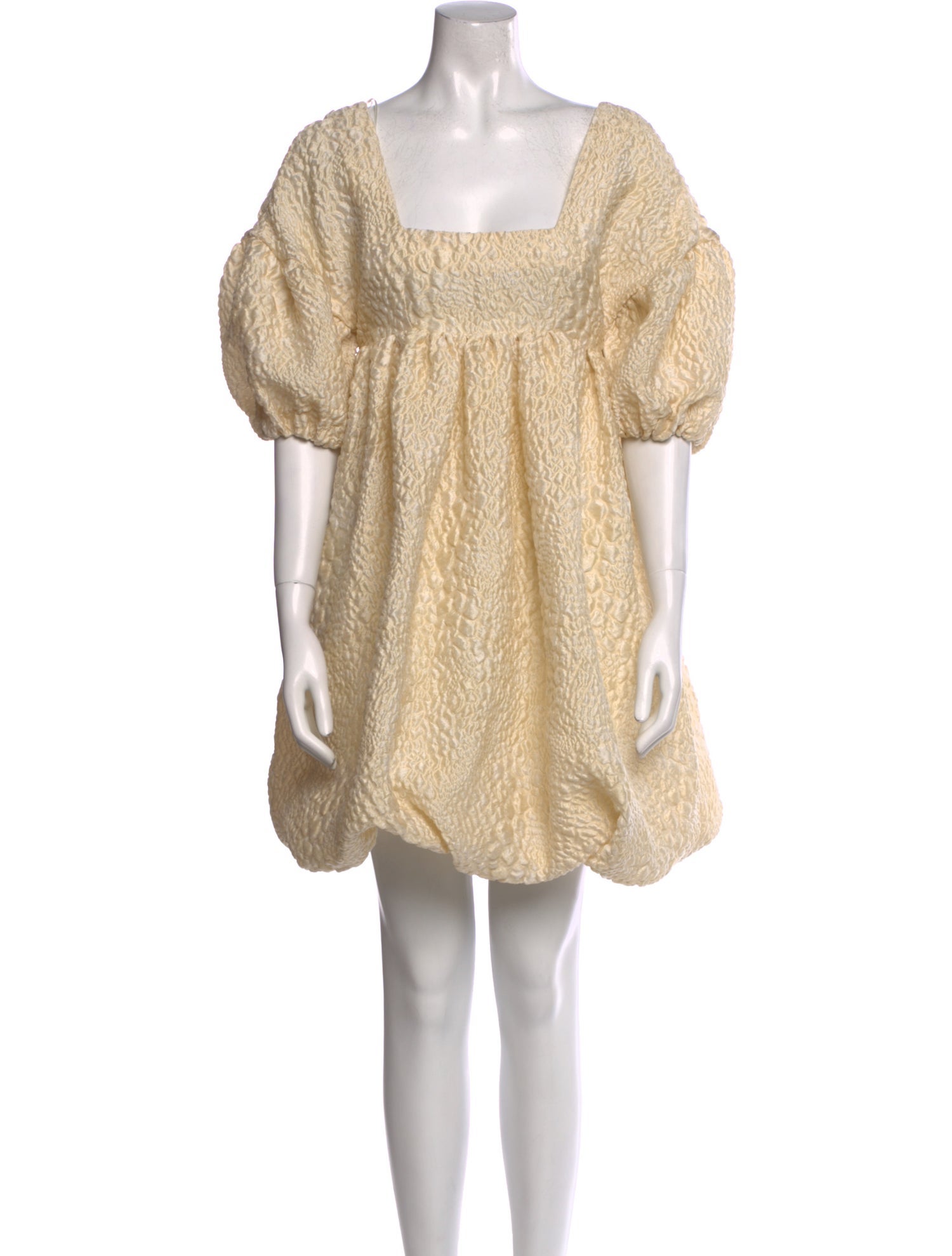 Kika Vargas Square Neckline Mini Dress