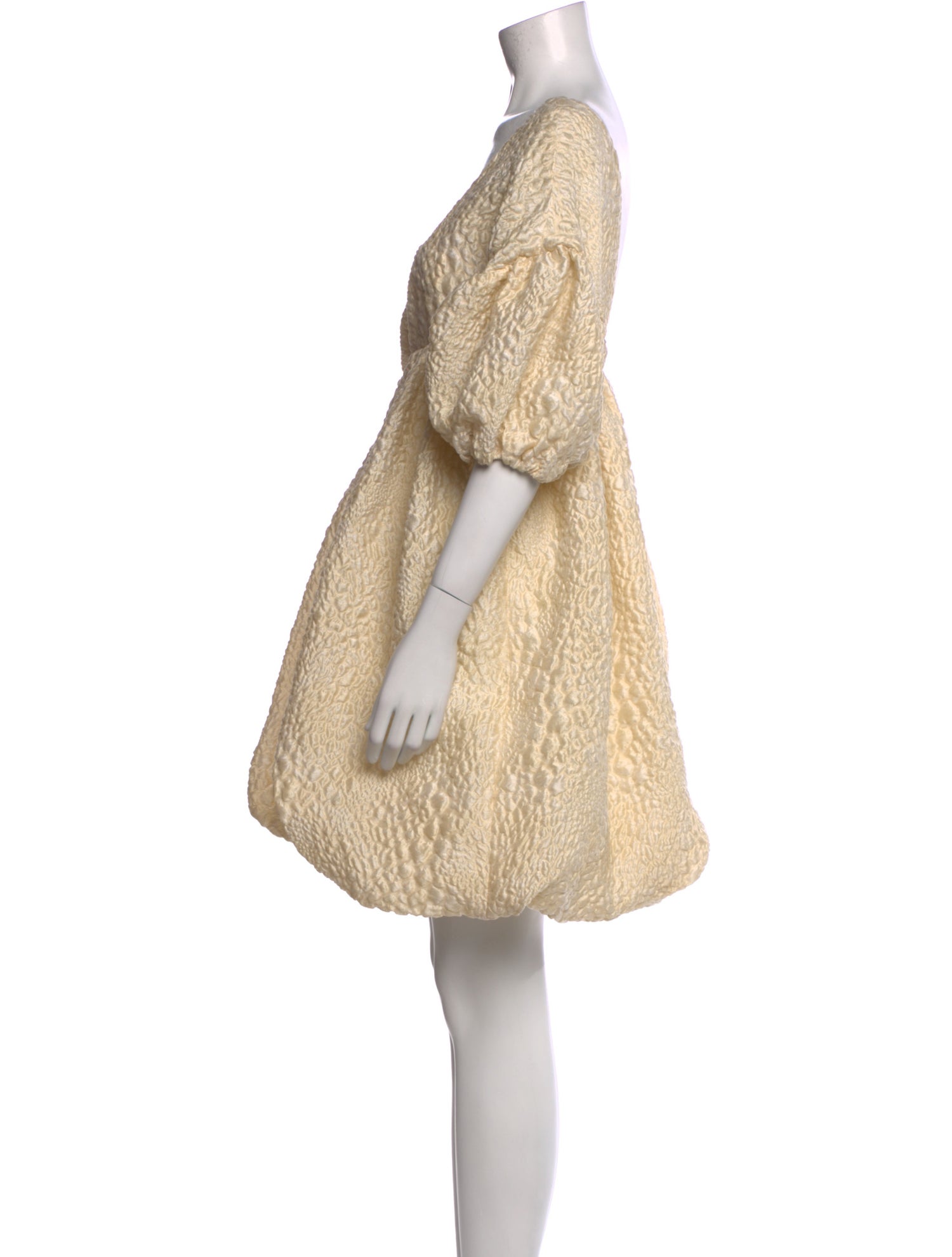 Kika Vargas Square Neckline Mini Dress