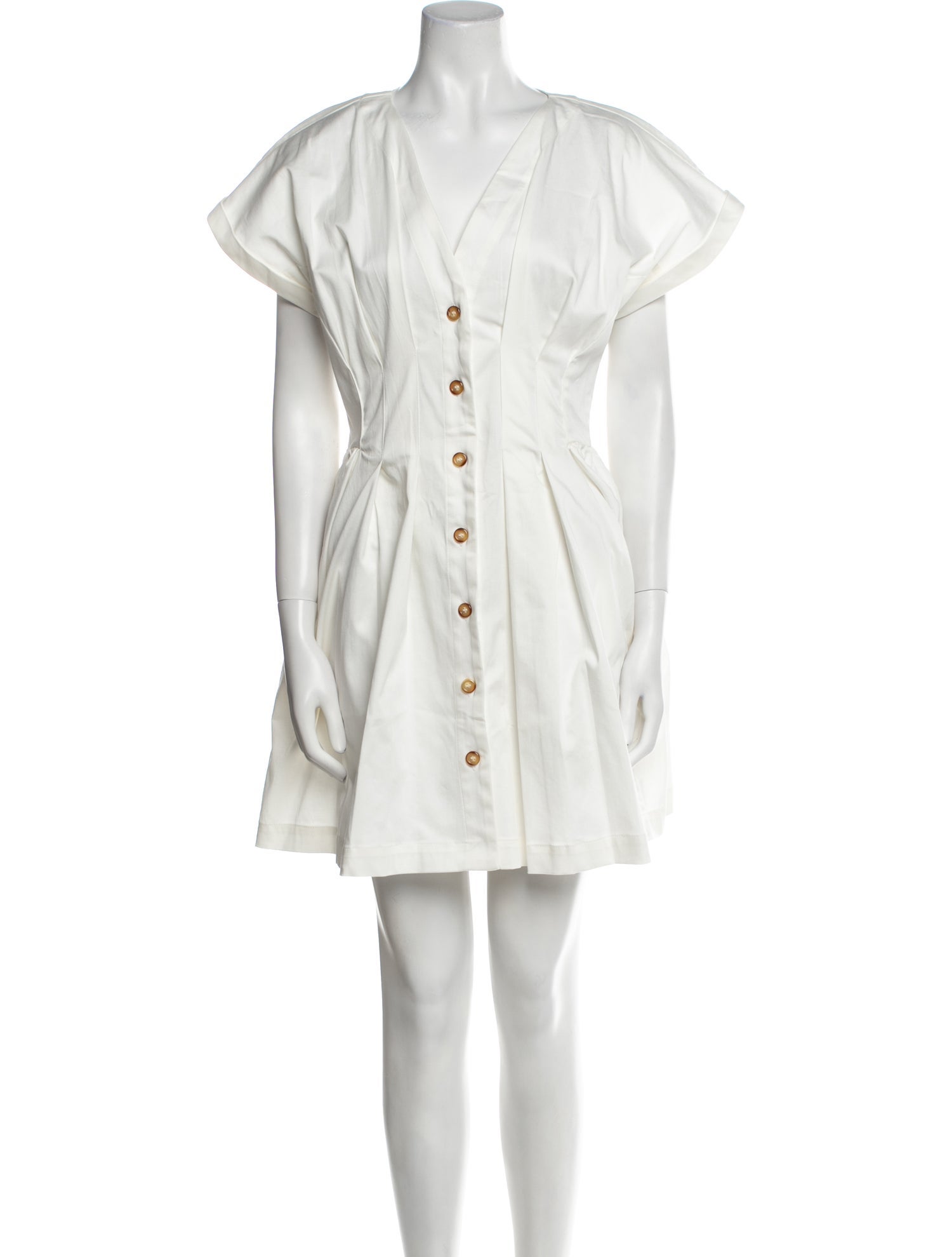 Kika Vargas V-Neck Mini Dress w/ Tags