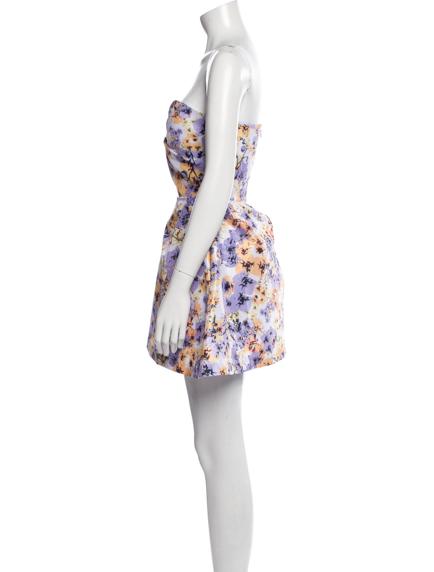 Kika Vargas Floral Print Mini Dress w/ Tags