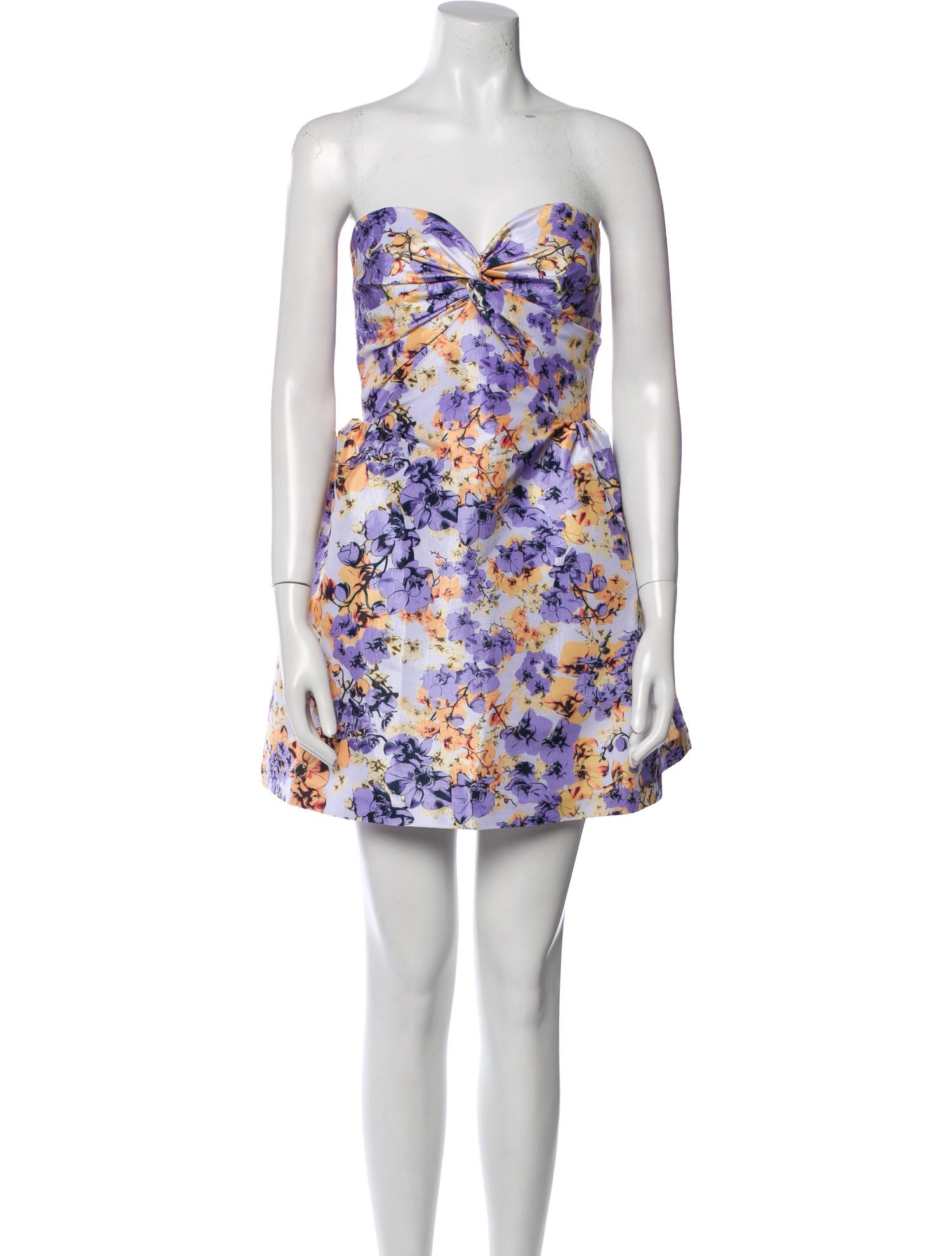 Kika Vargas Floral Print Mini Dress w/ Tags