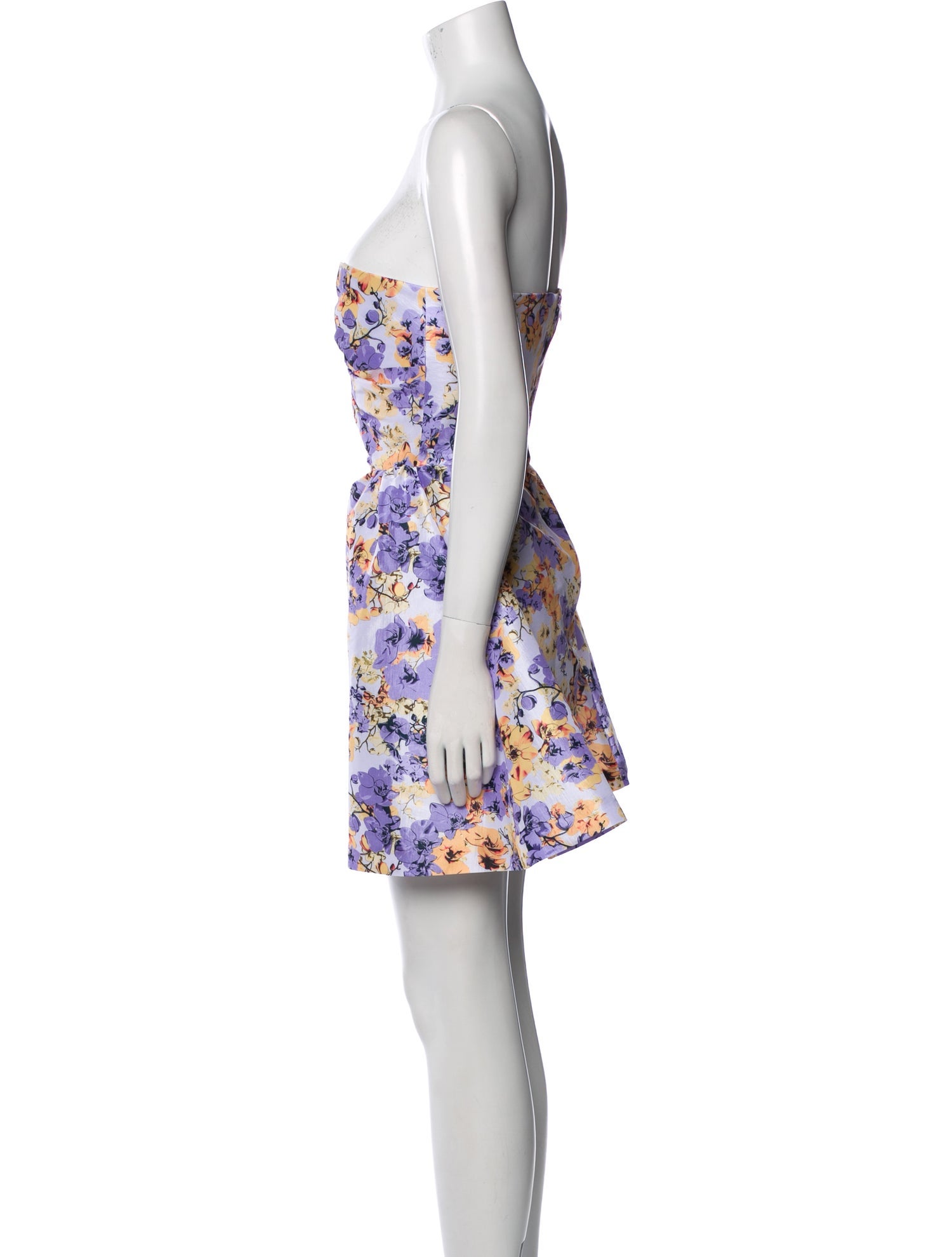 Kika Vargas Floral Print Mini Dress w/ Tags