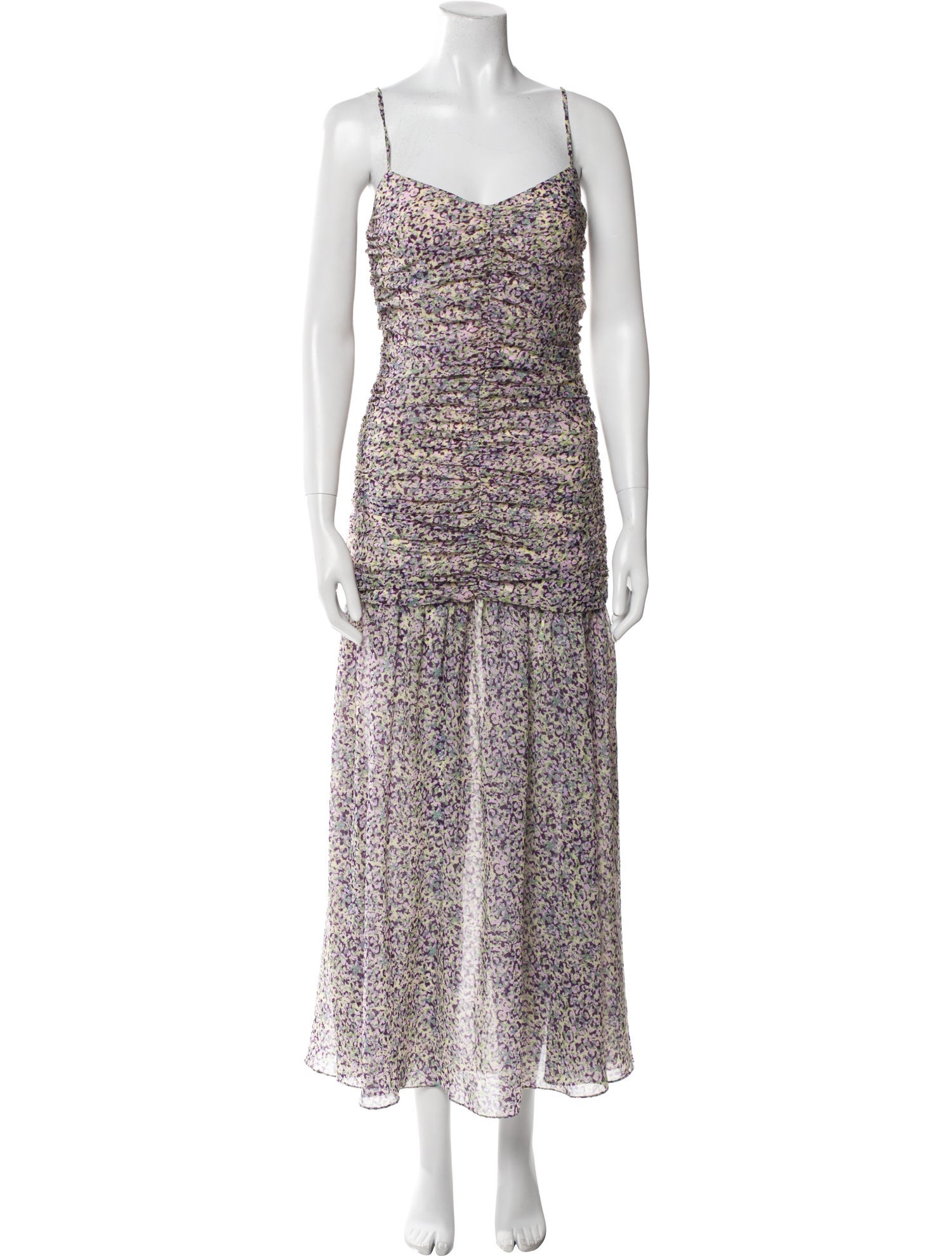 Kika Vargas Silk Long Dress w/ Tags