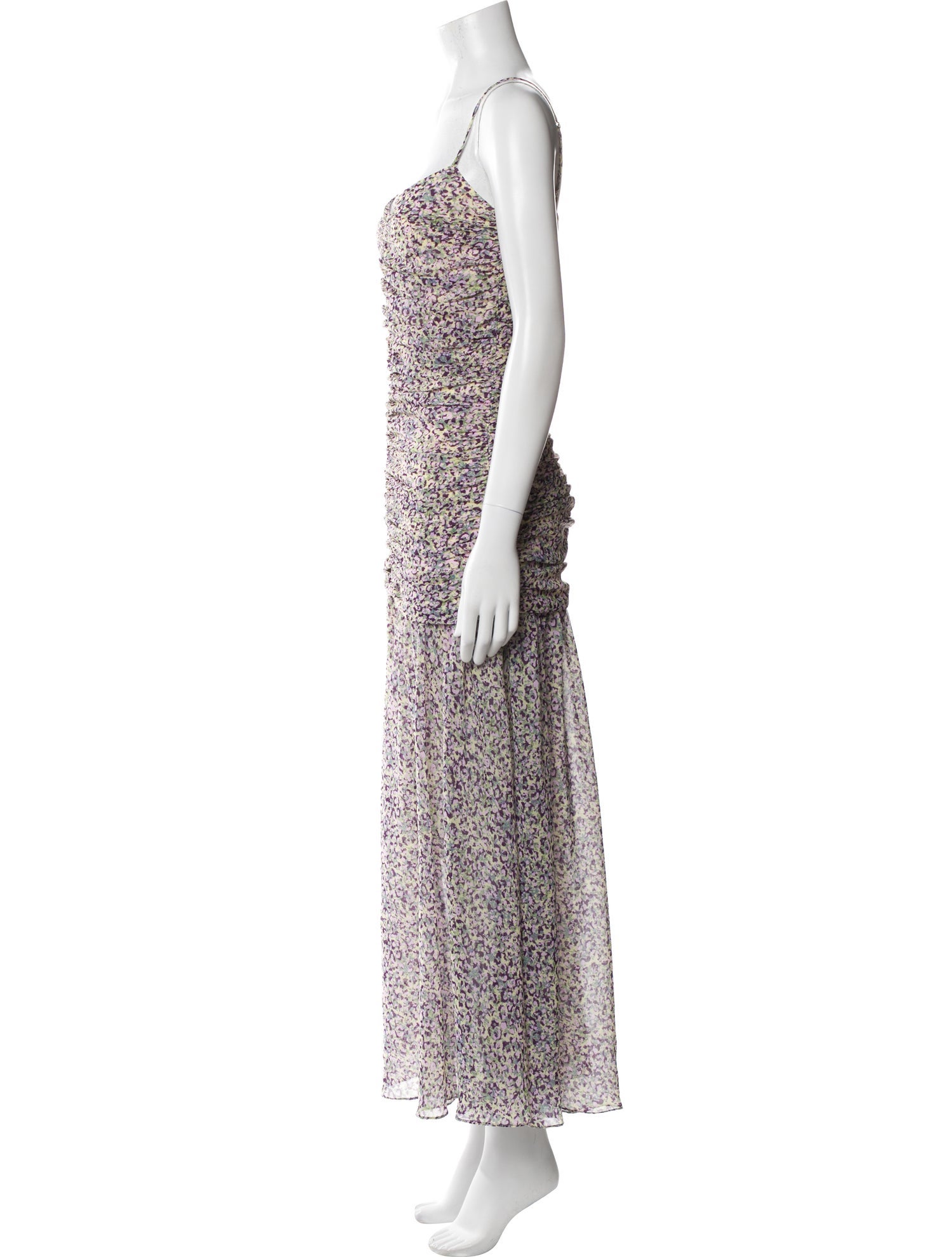 Kika Vargas Silk Long Dress w/ Tags