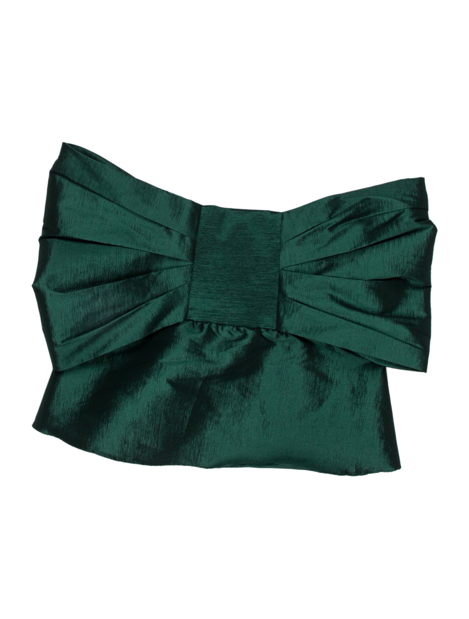 Kika Vargas Strapless Crop Top