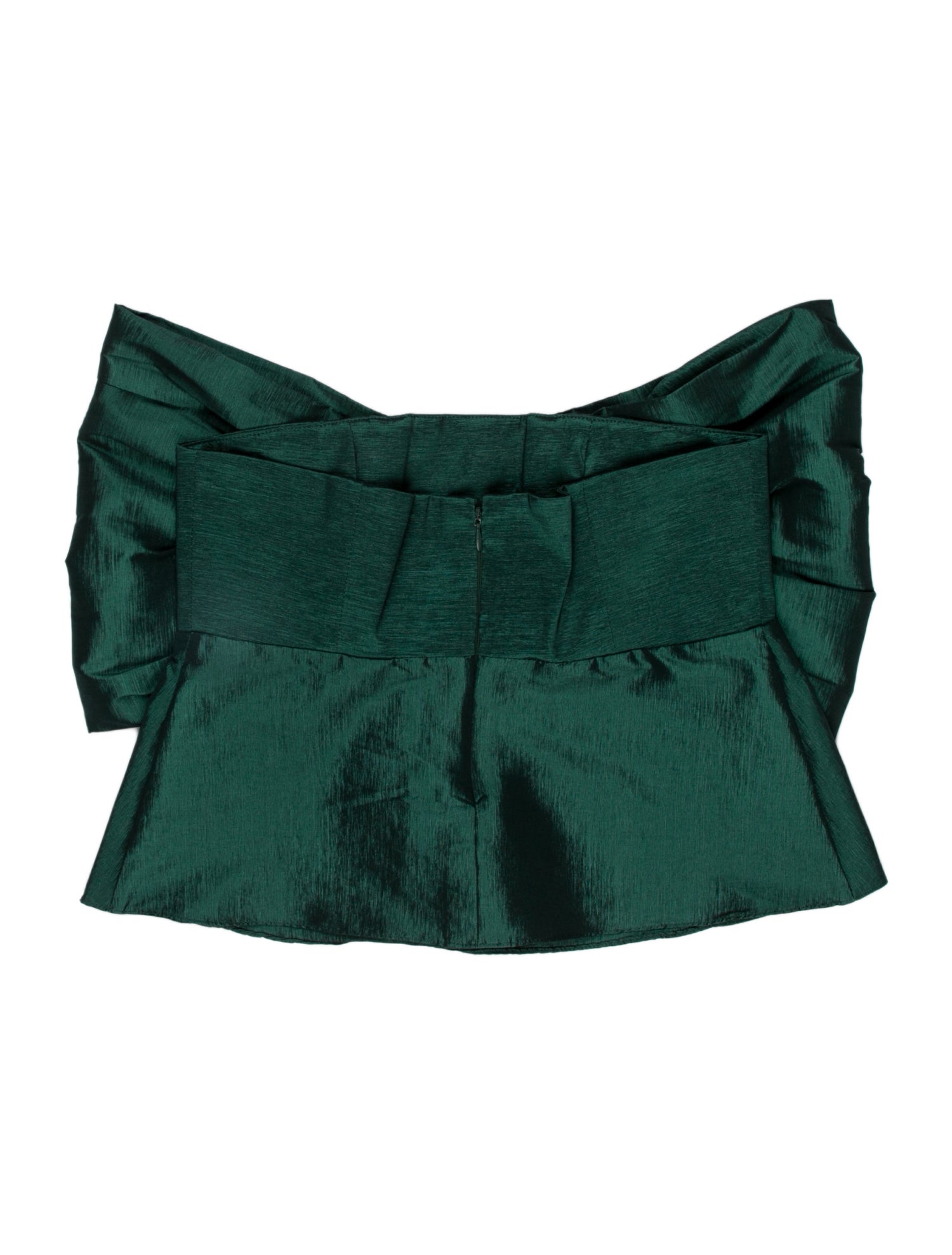 Kika Vargas Strapless Crop Top