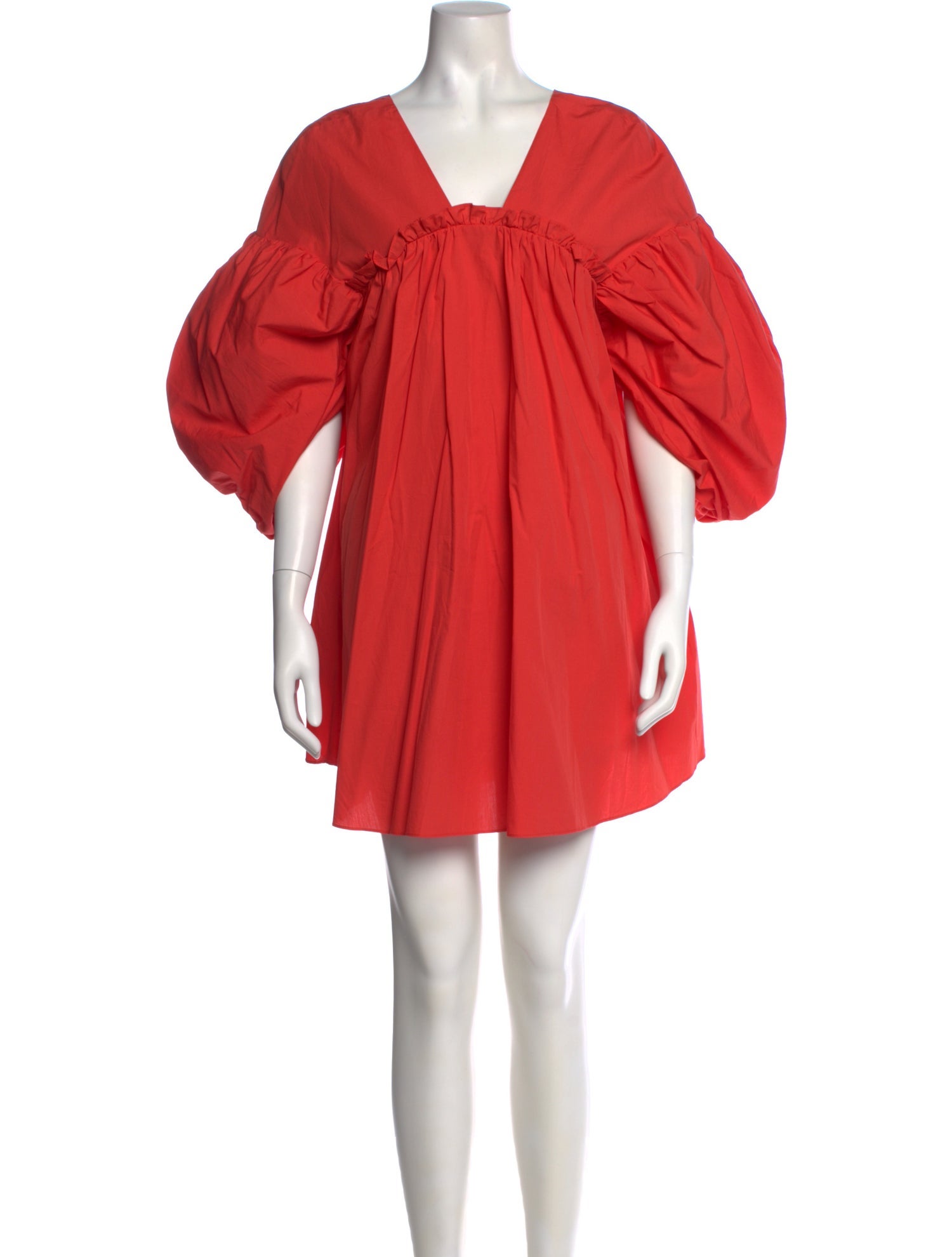 Kika Vargas Square Neckline Mini Dress