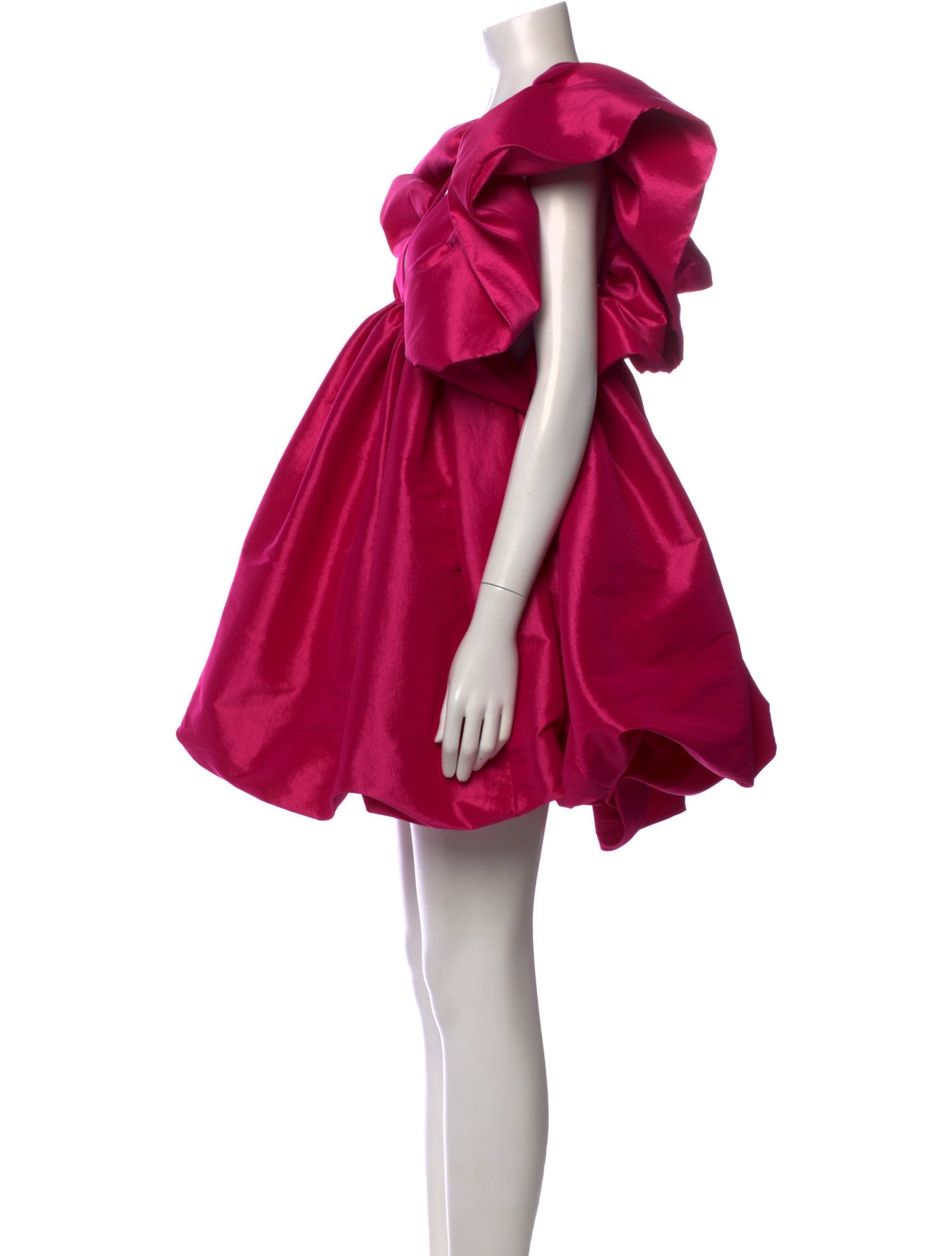 Kika Vargas Silk Mini Dress