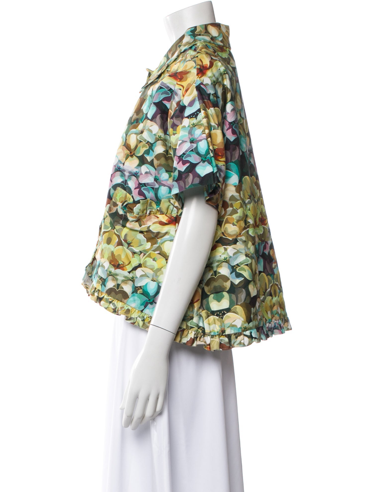 Kika Vargas Floral Print Bolero