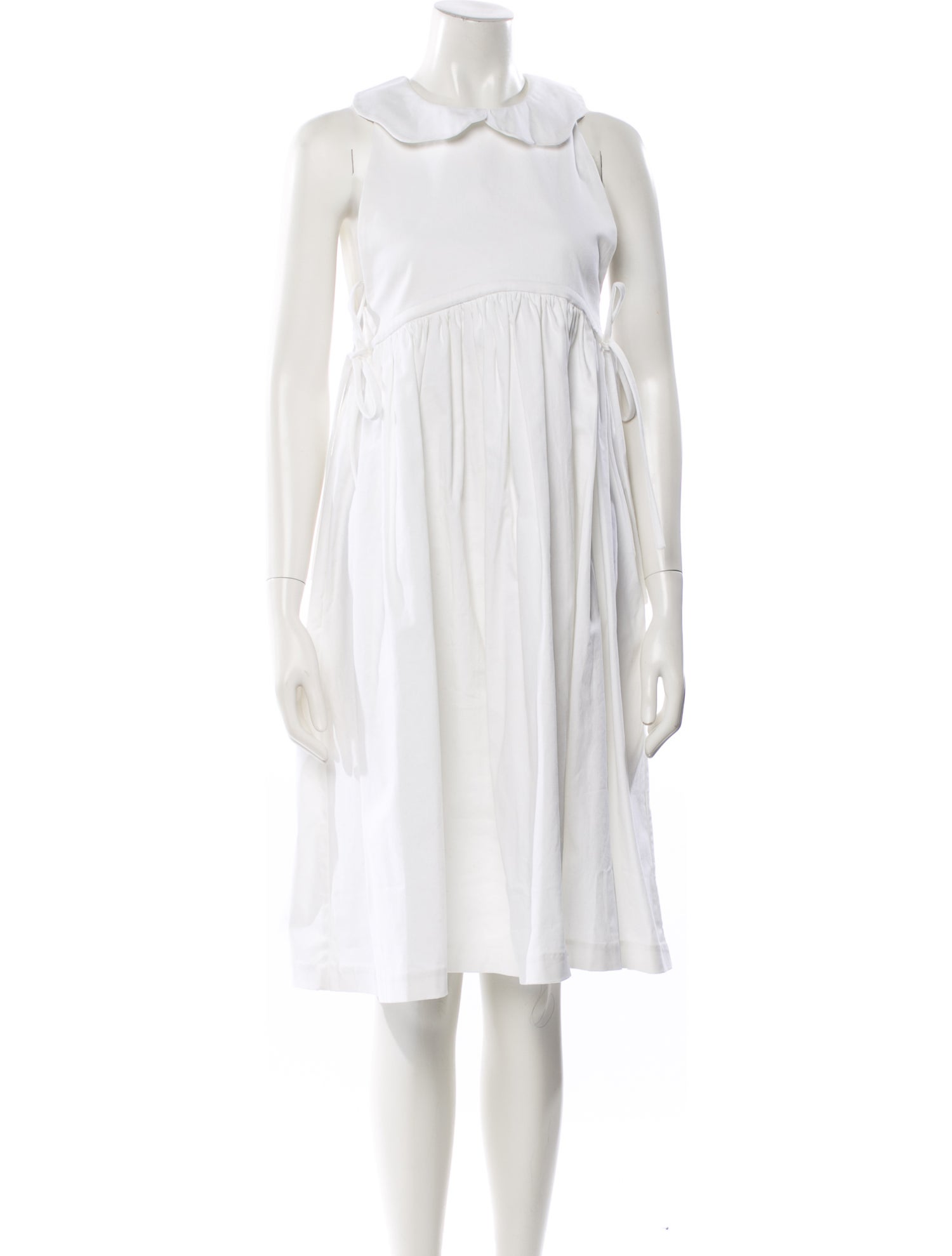Kika Vargas Crew Neck Midi Length Dress
