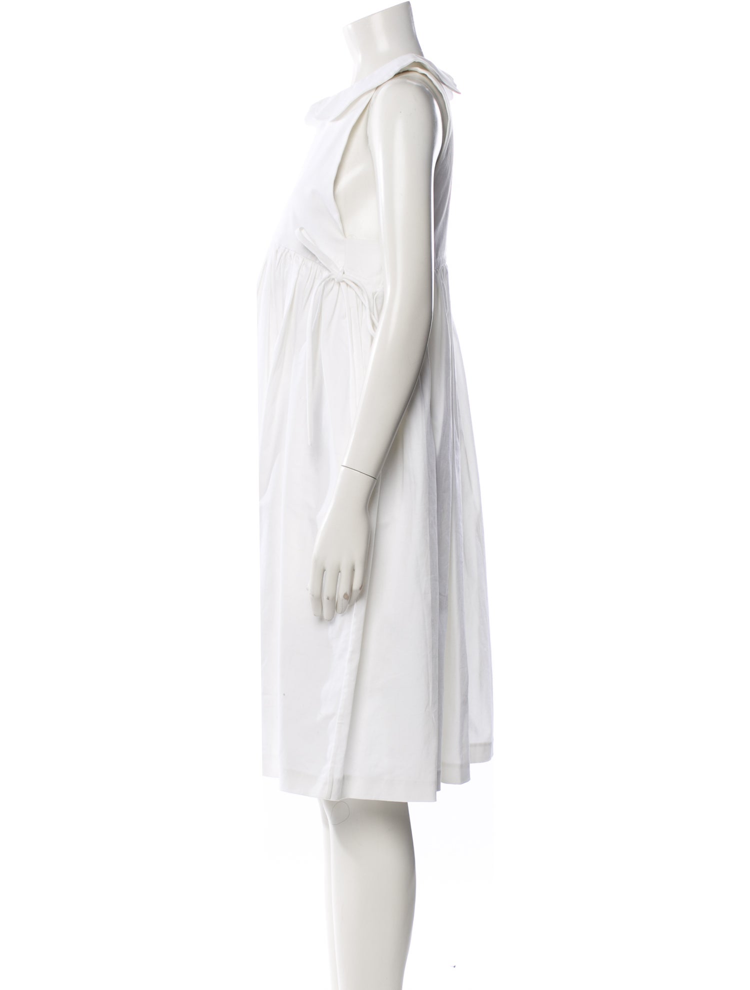 Kika Vargas Crew Neck Midi Length Dress