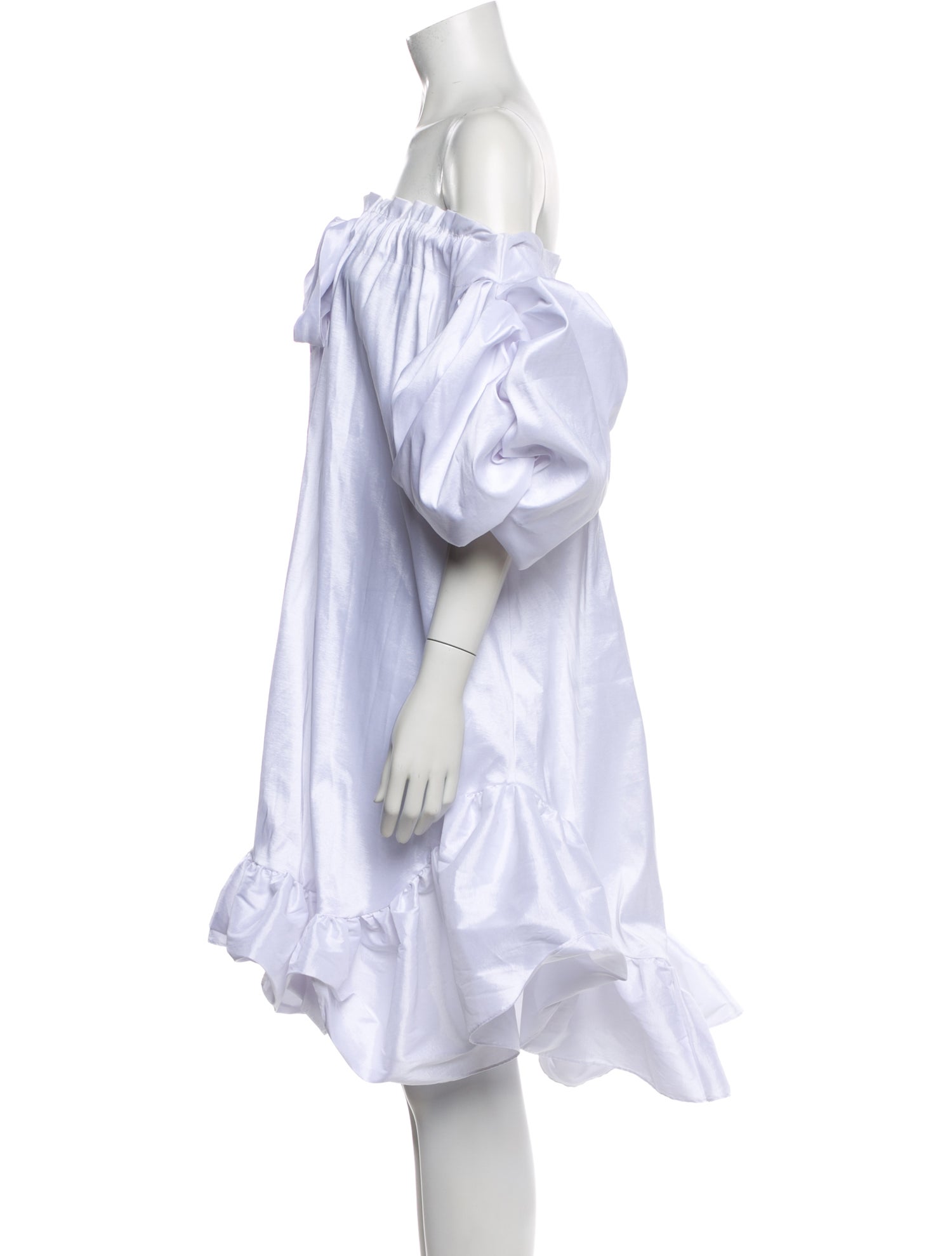 Kika Vargas Off-The-Shoulder Mini Dress